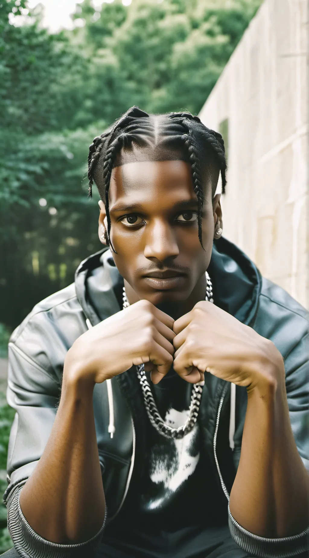 ai character: ASAP Rocky background