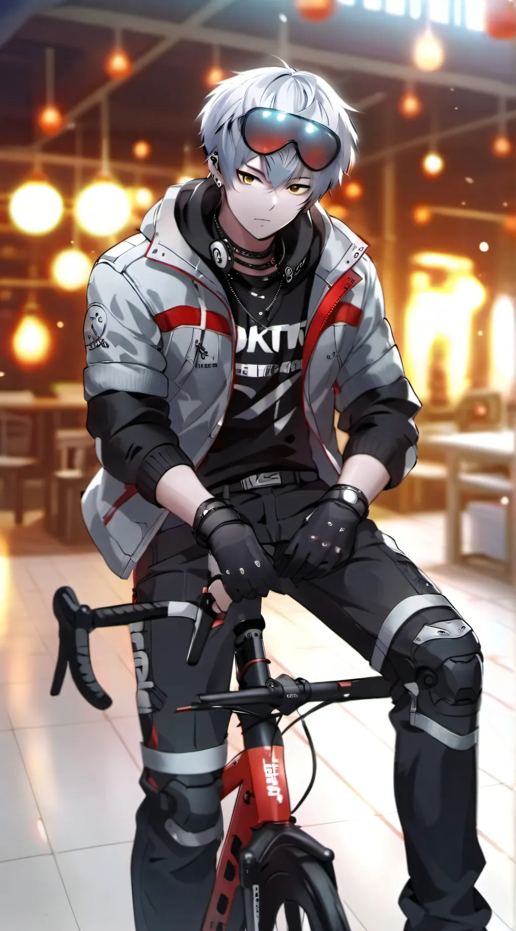 ai character: Damian  background