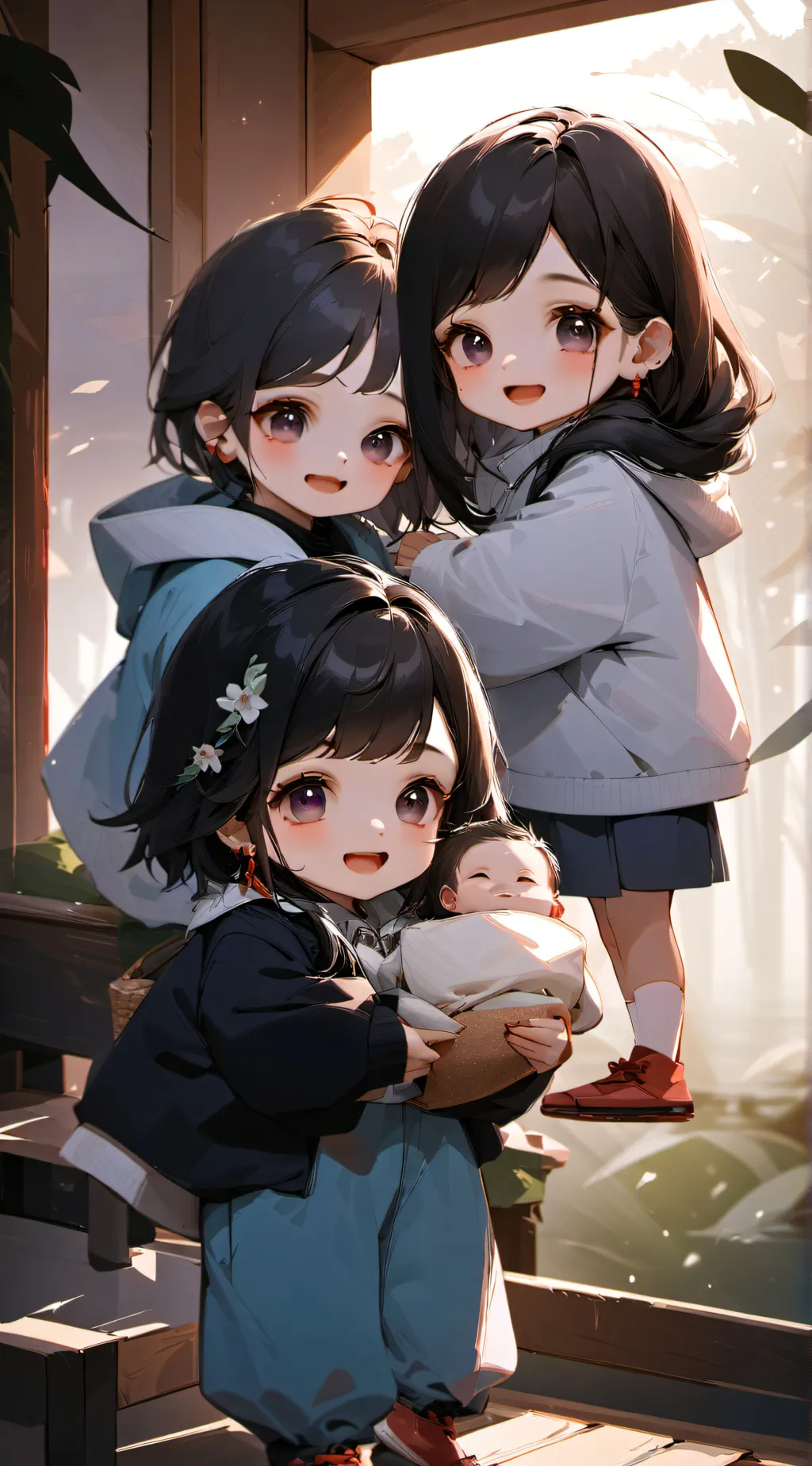 ai character: siblings background