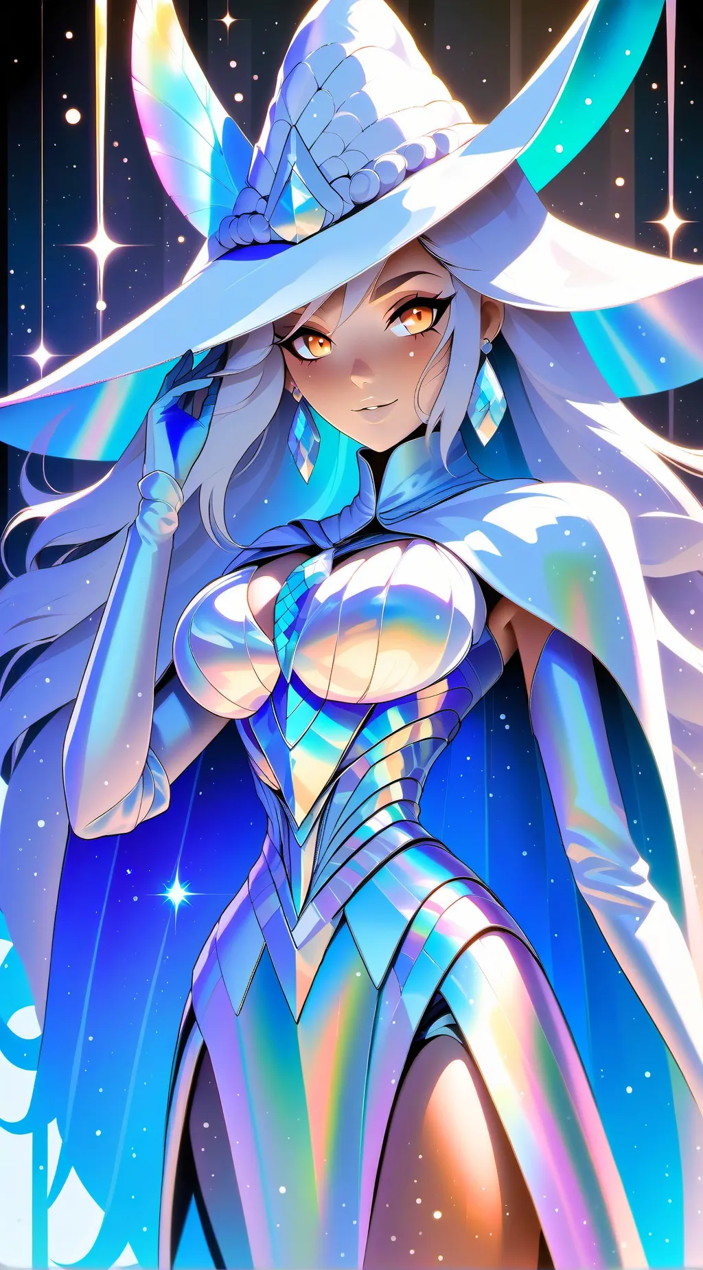 ai character: miss circle  background