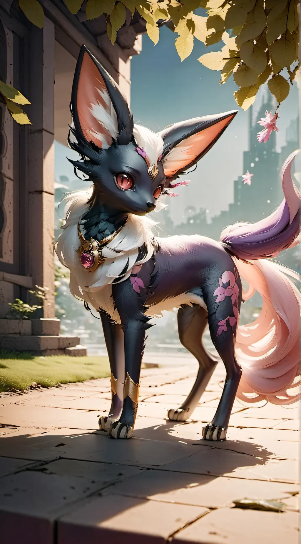 ai character: Sapphire background