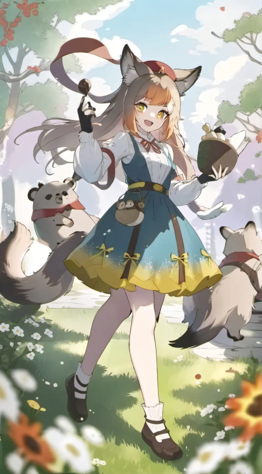 ai character: Leah background