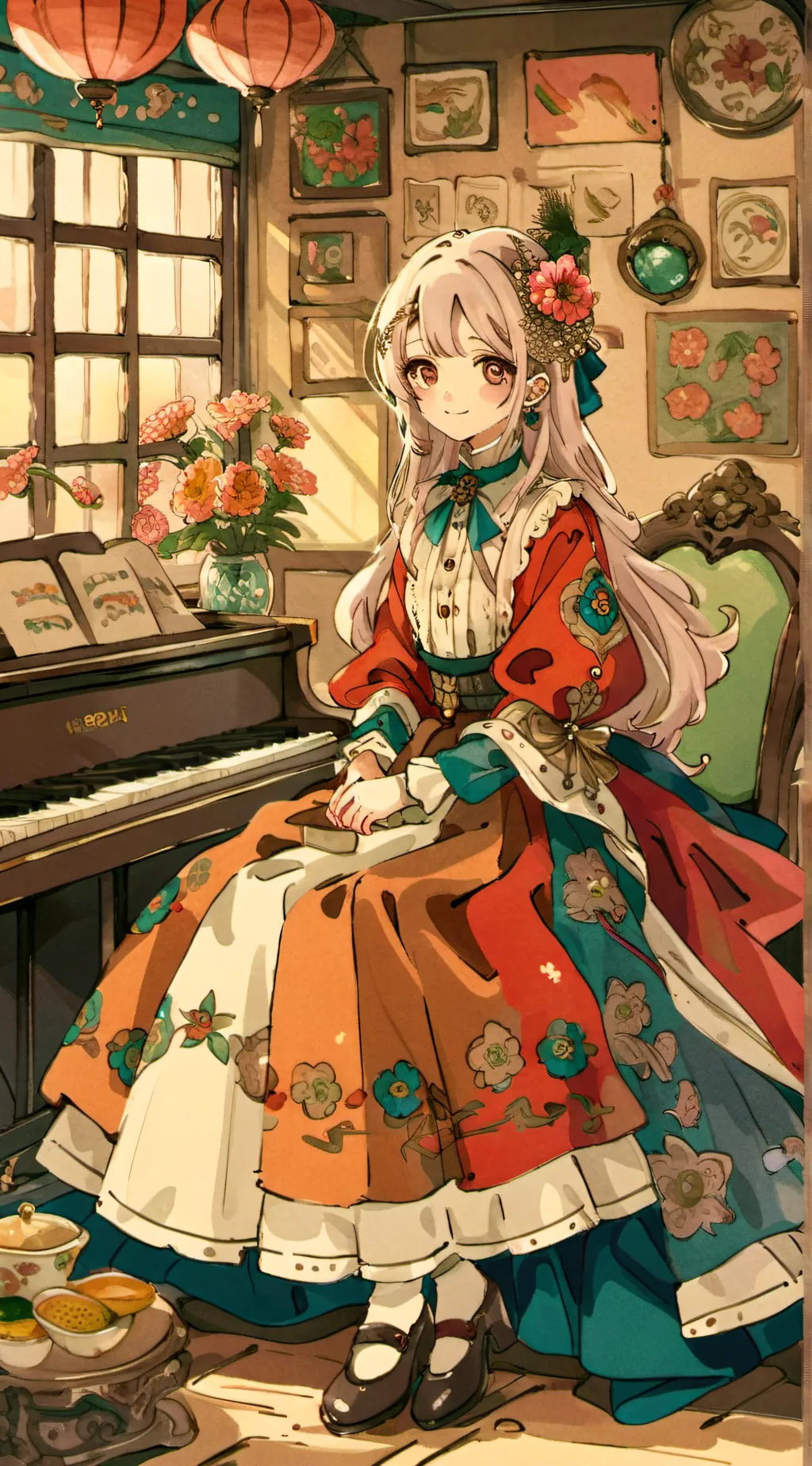 ai character: world of girls background