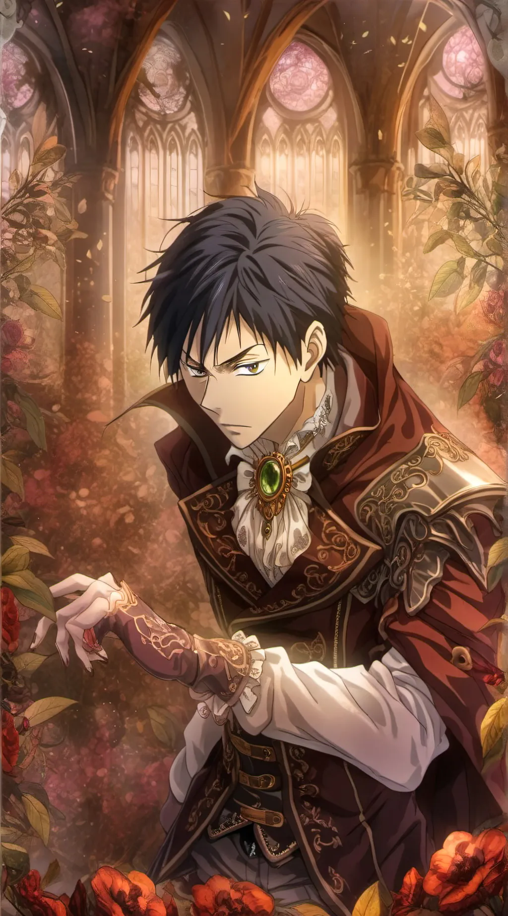 ai character: Megumi from jjk background