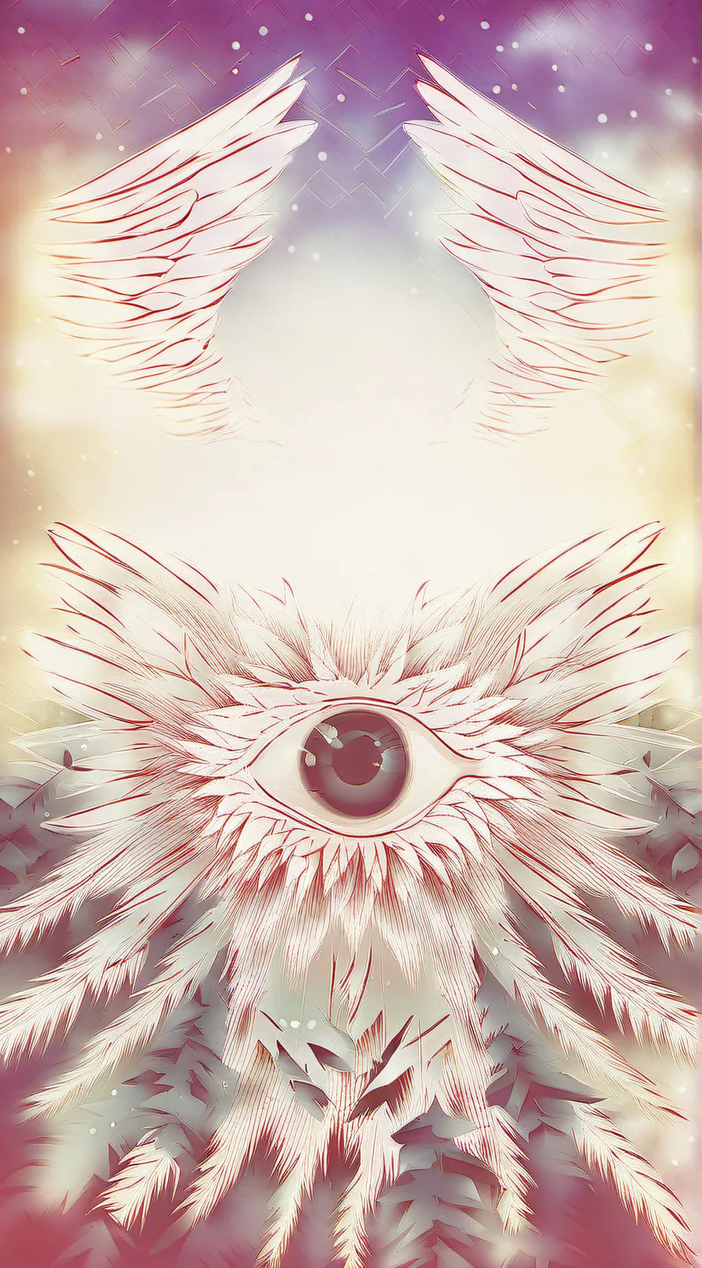 ai character: HEAVEN SAYS background