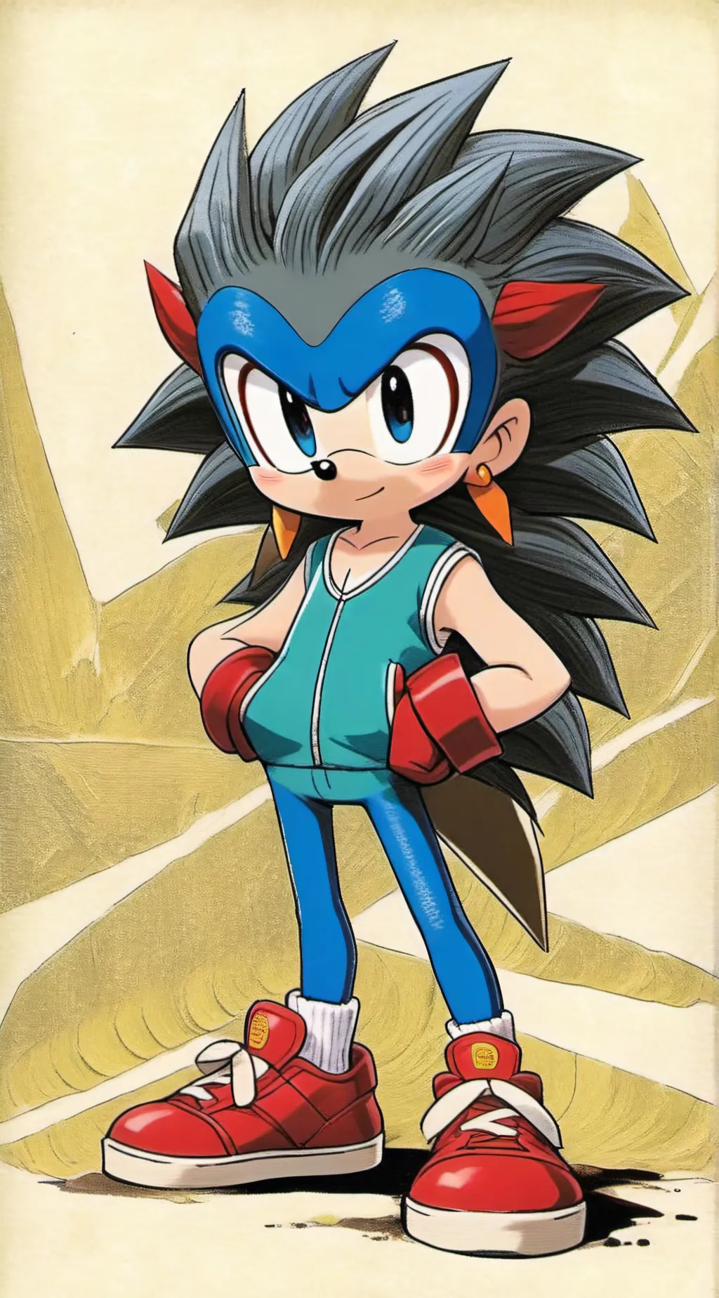 ai character: sonic background