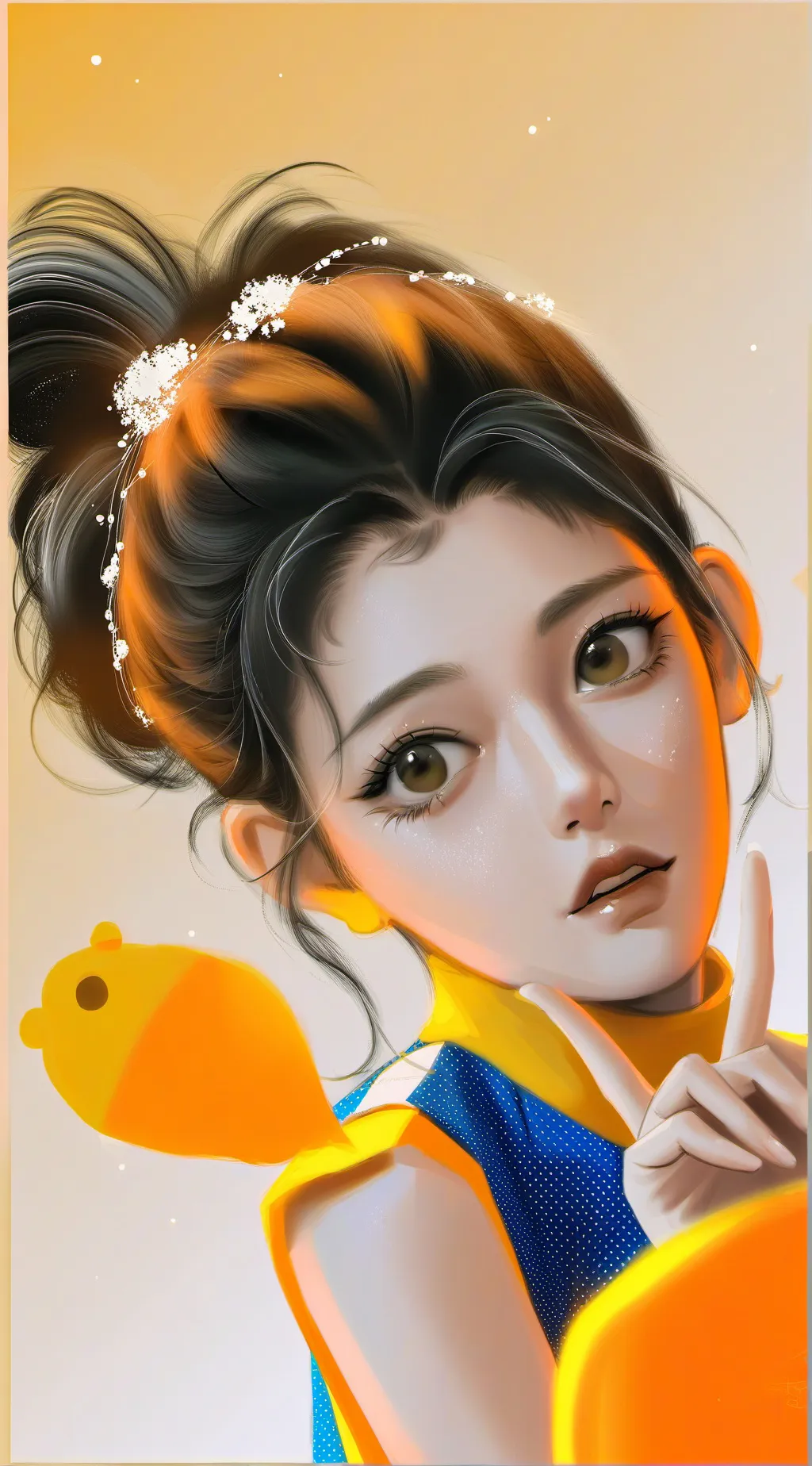 ai character: Sarah background