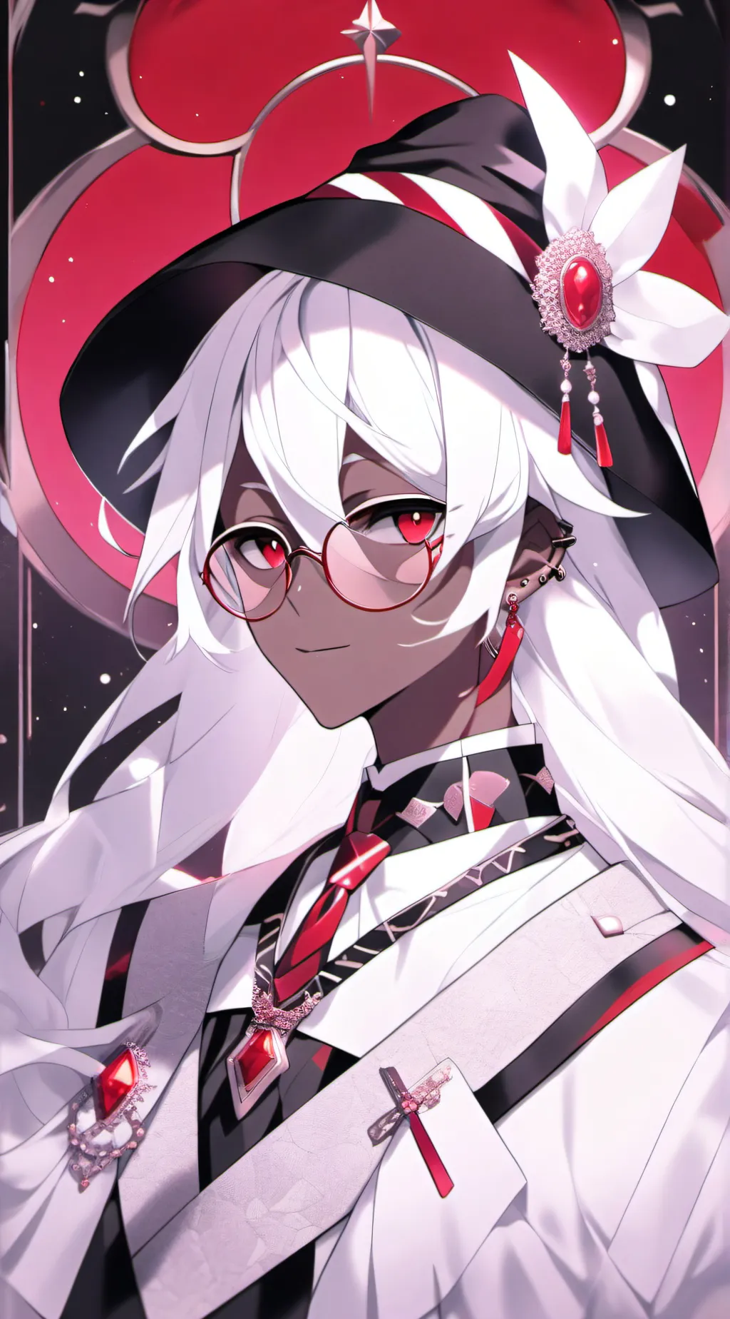 ai character: humanish error background