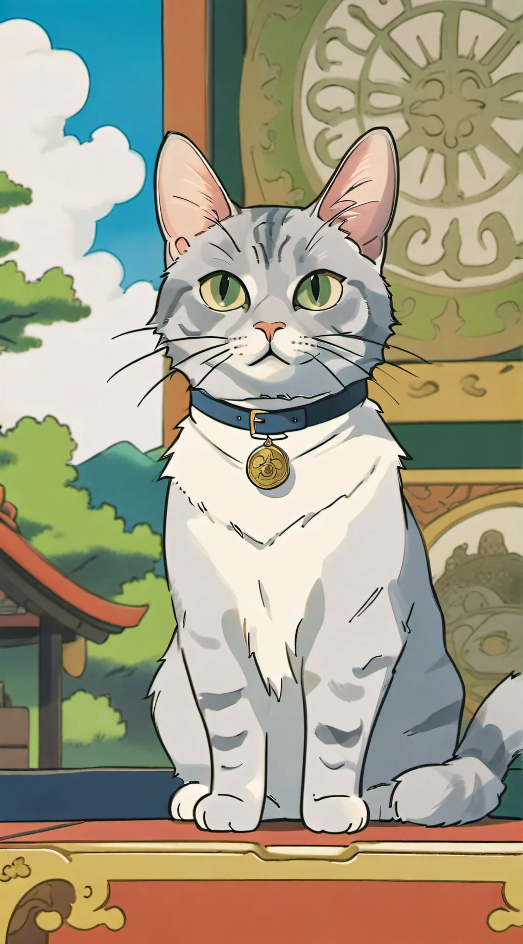 ai character: Celine  background