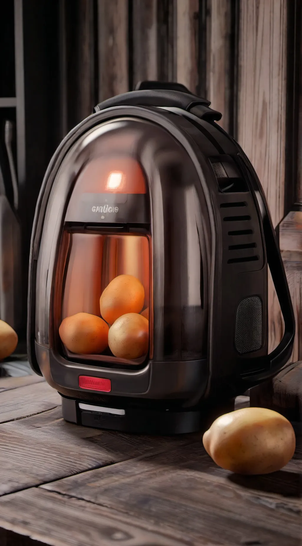 ai character: potato  background