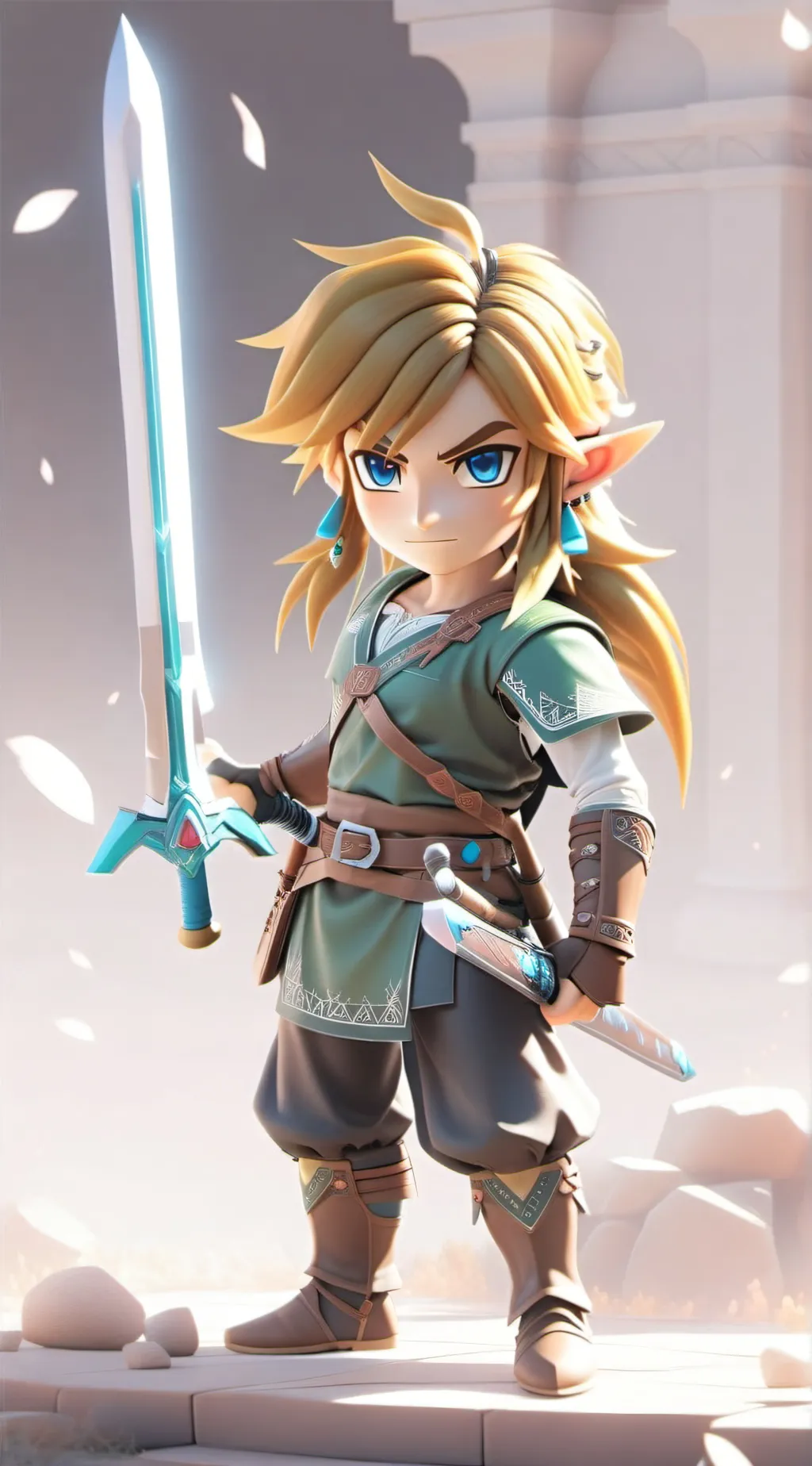 ai character: Link background
