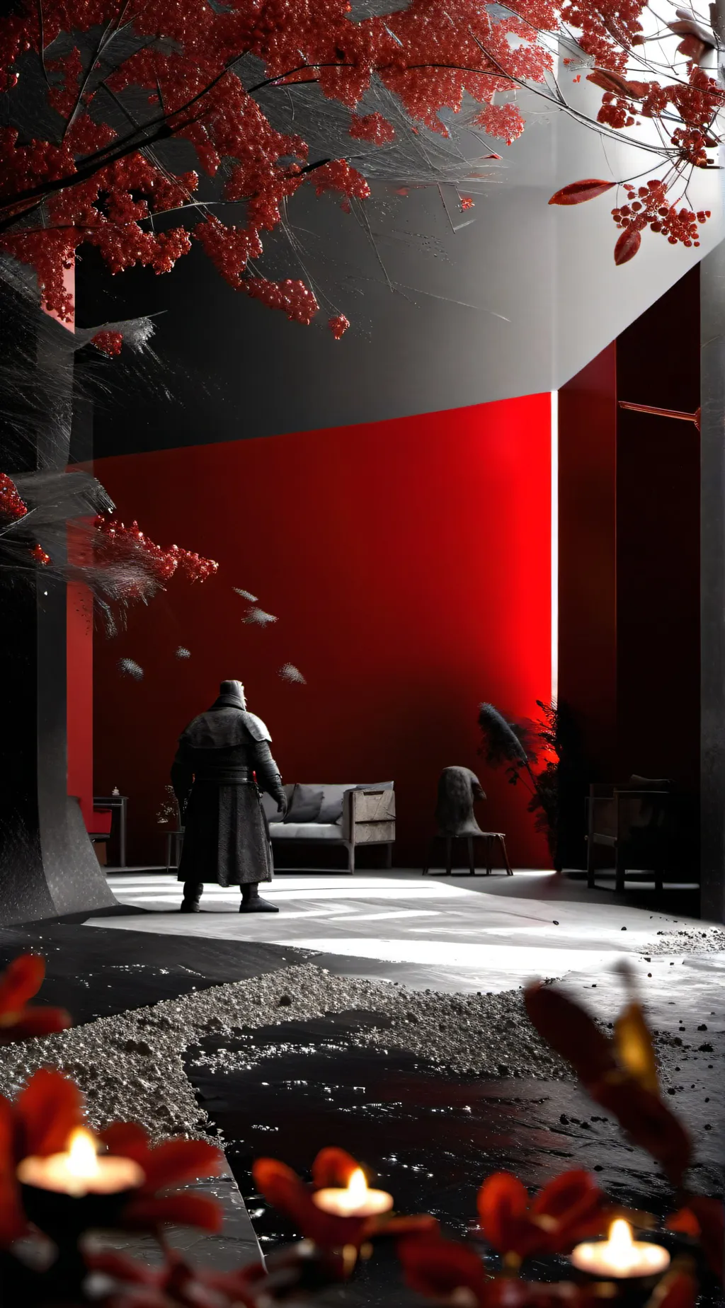 ai character: Voxel hotel Tadc background