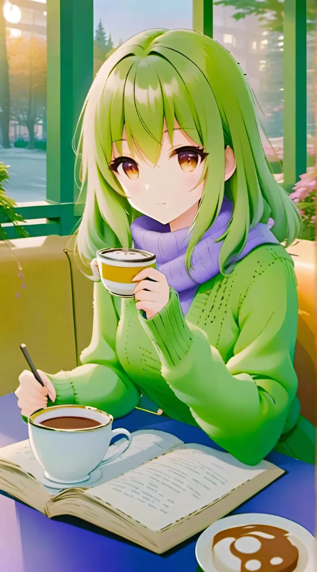 ai character: Jade background