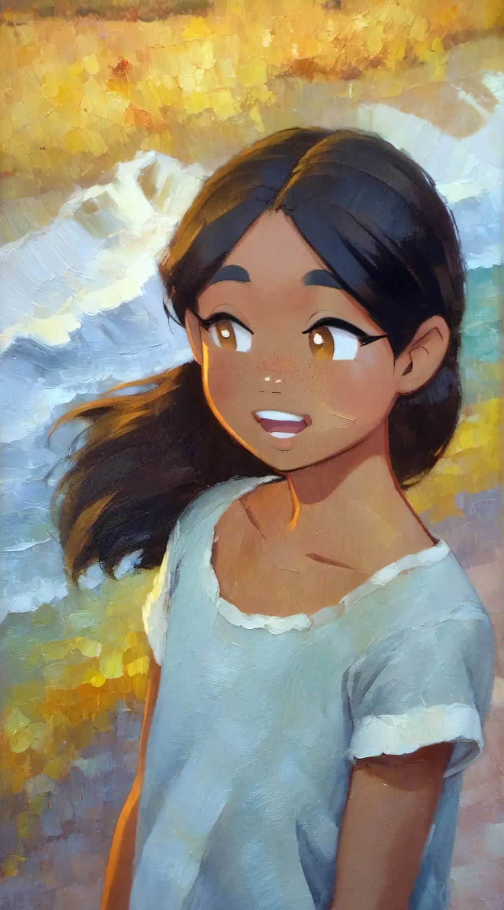 ai character: Lily Clark (SBG)  background