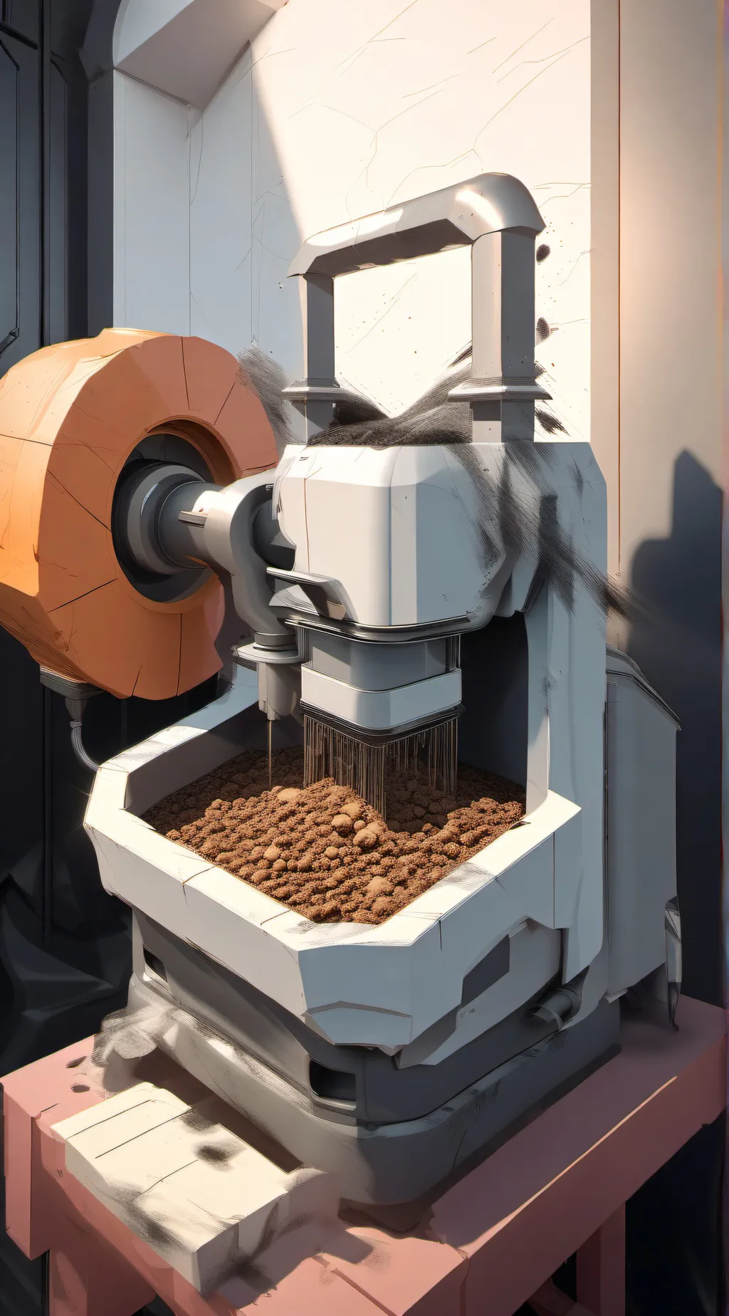 ai character: poo machine background