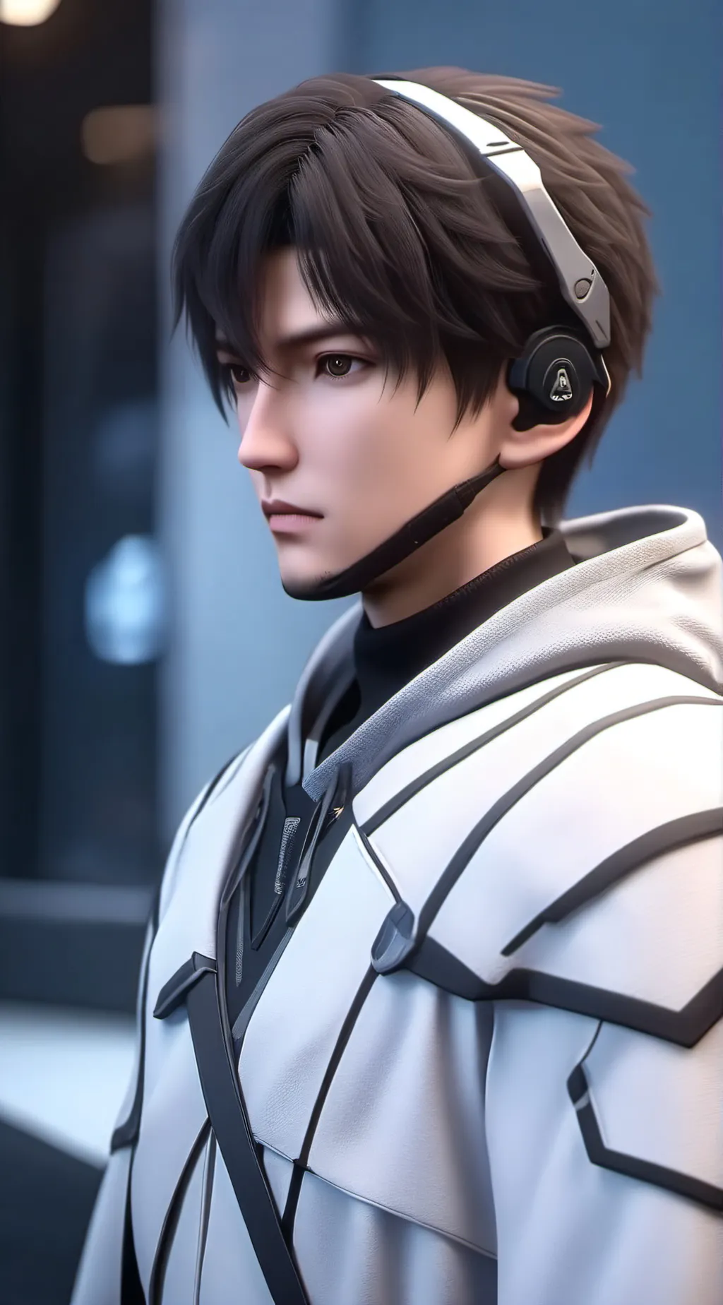 ai character: Big back  background