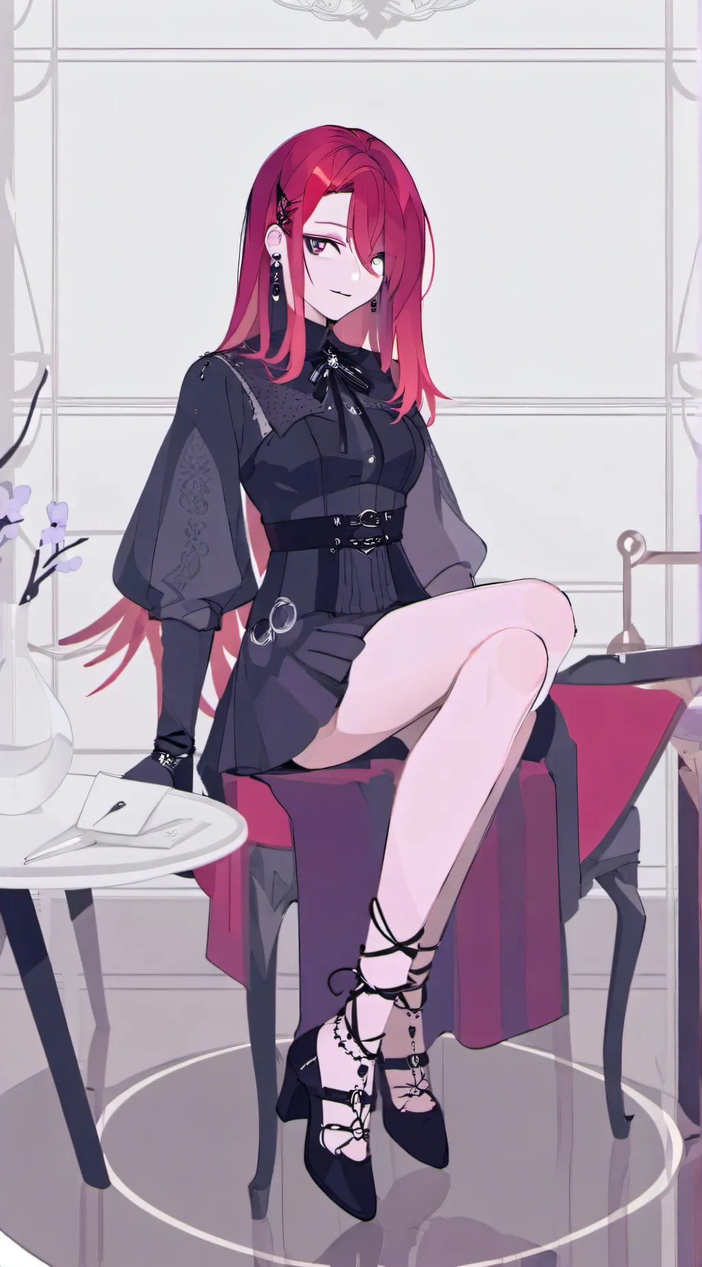 ai character: ~{Velvet}~ background