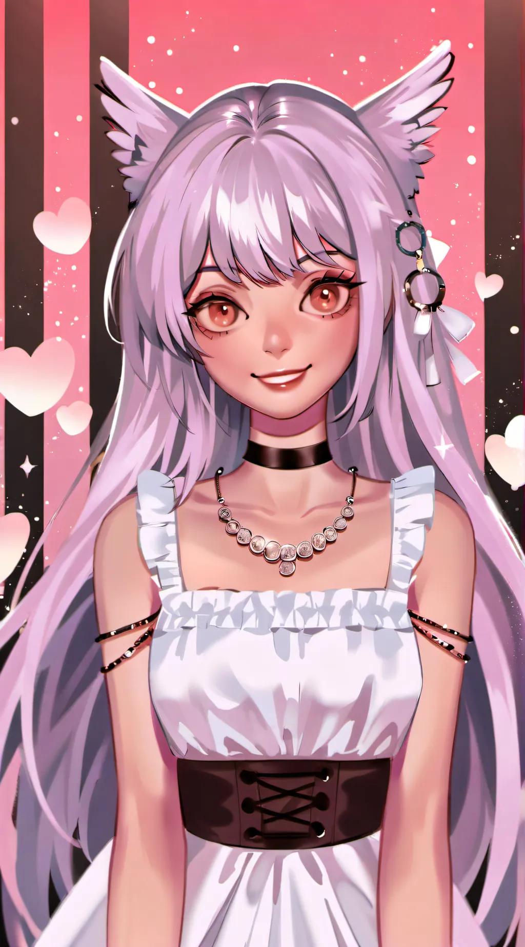 ai character: you and Aaron frie background