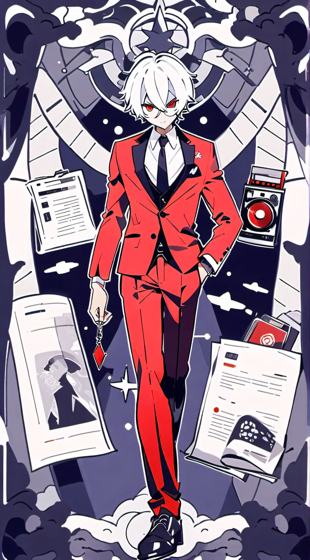 ai character: alastor  background