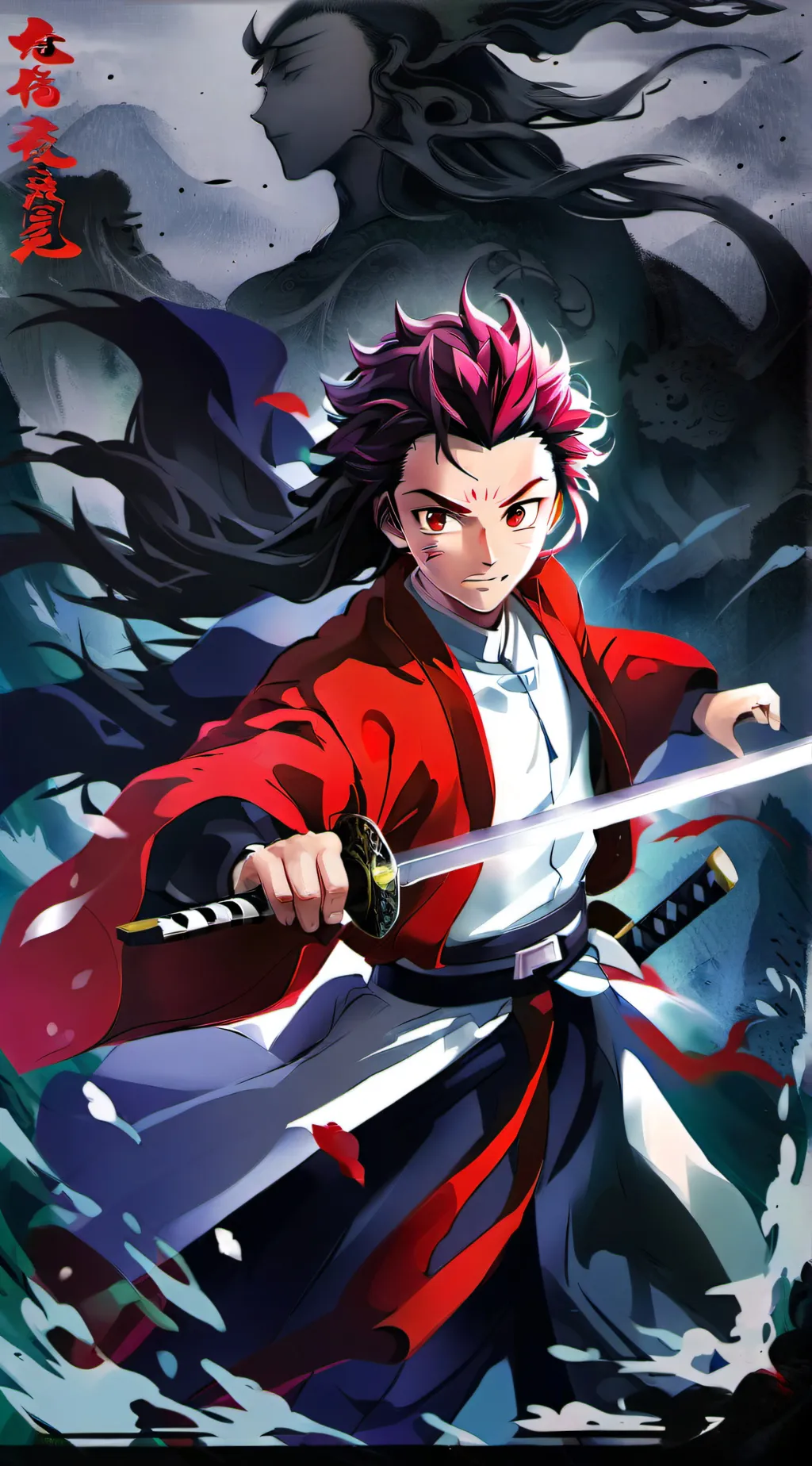 ai character: Demon Slayer background