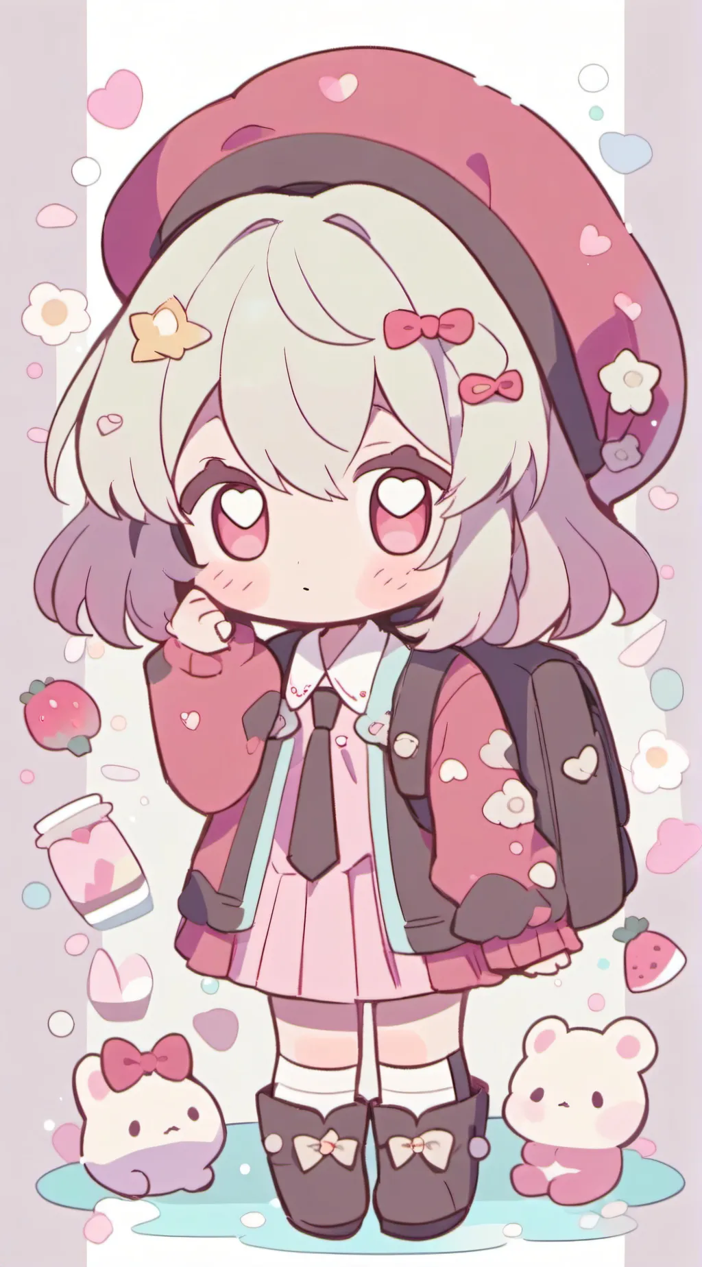 ai character: Butterfly sisters  background