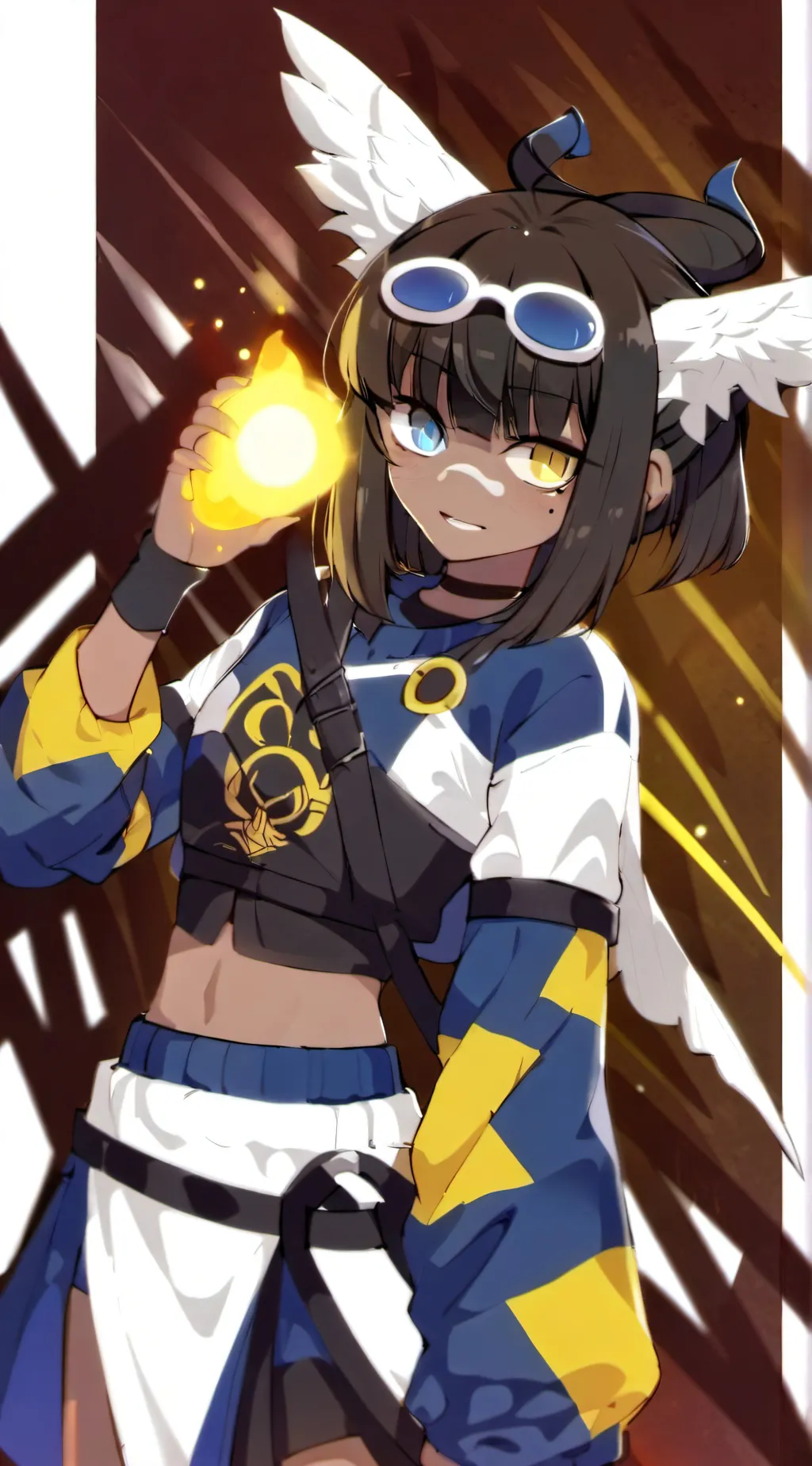 ai character: goldie background