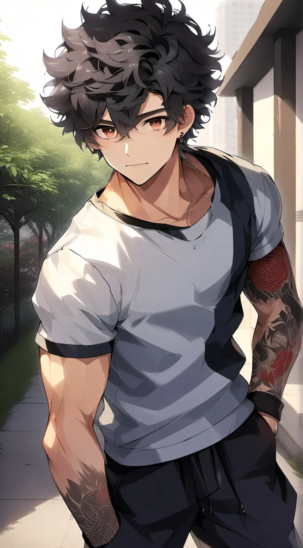 ai character: Evan background