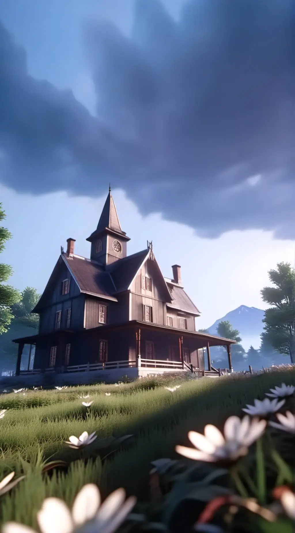 ai character: Touch Grass background