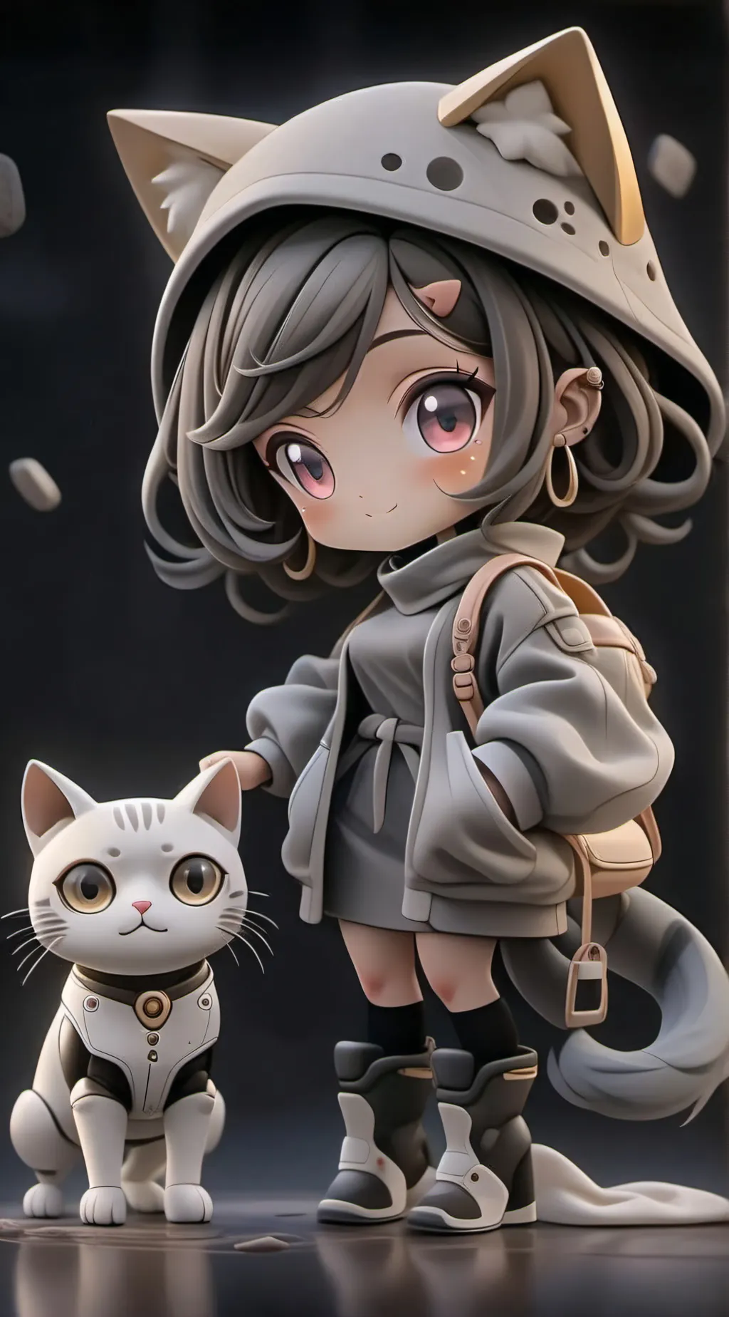 ai character:  Kitty moopie background
