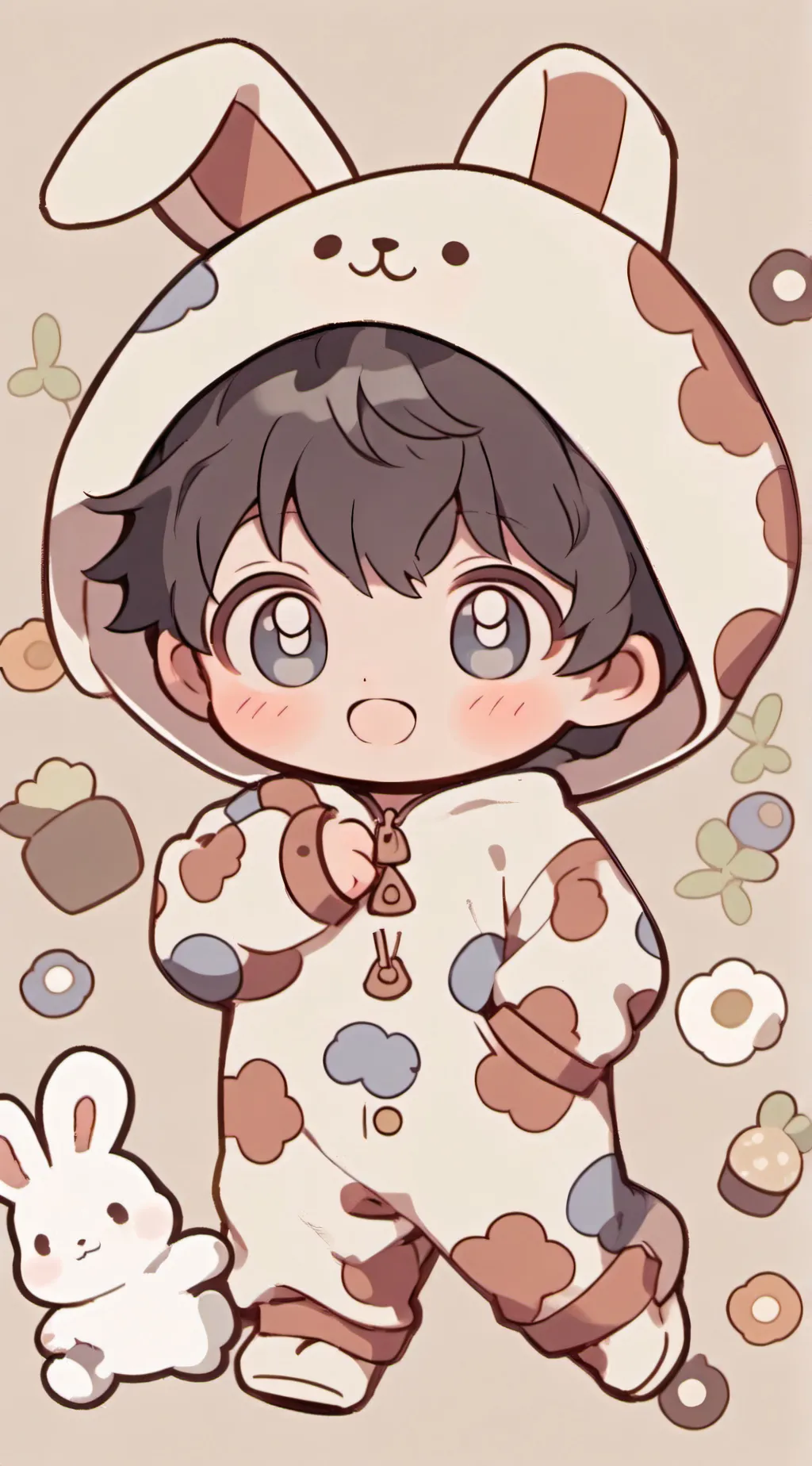 ai character: ⥂mha child⥃ background