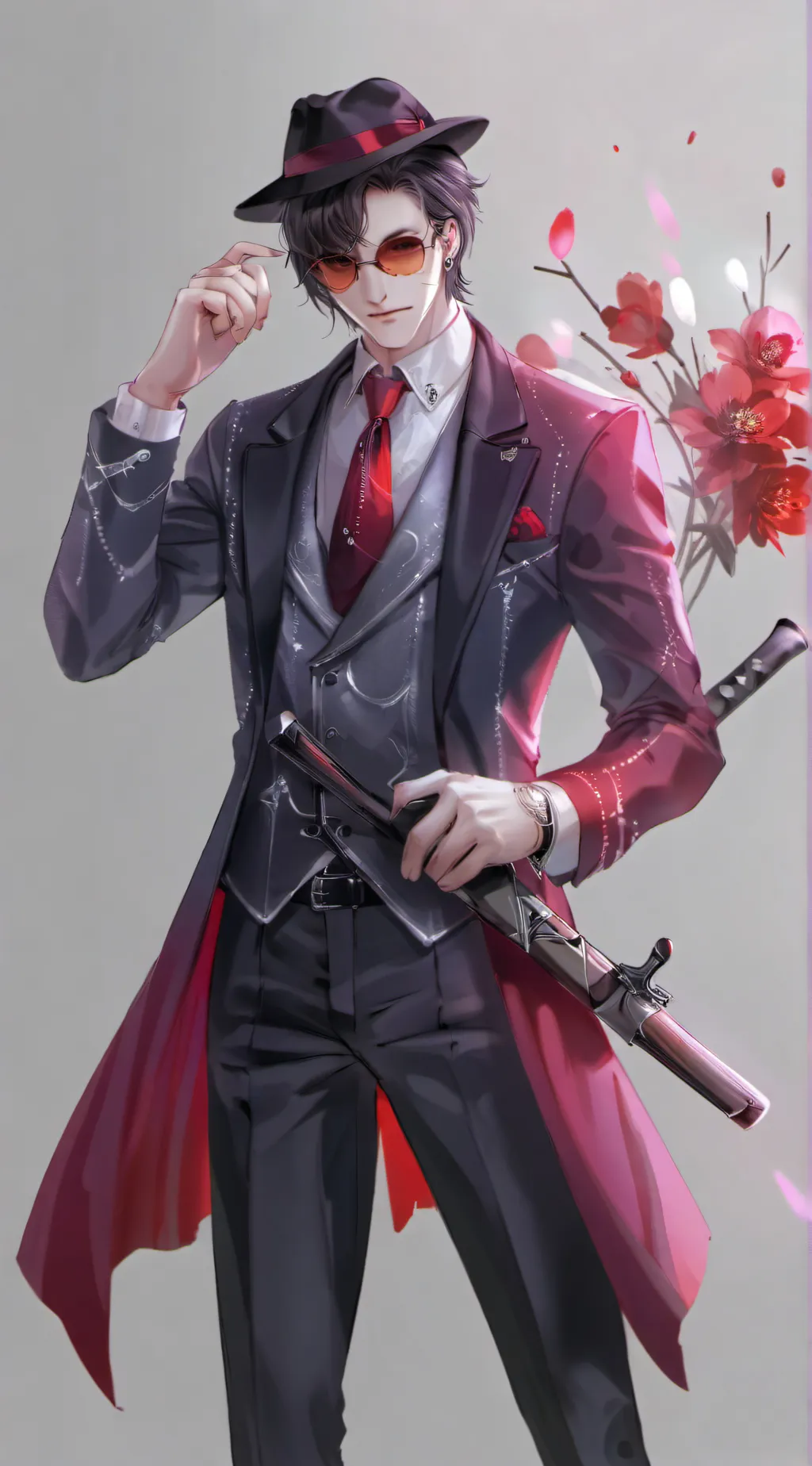 ai character: mafia boss likes u background