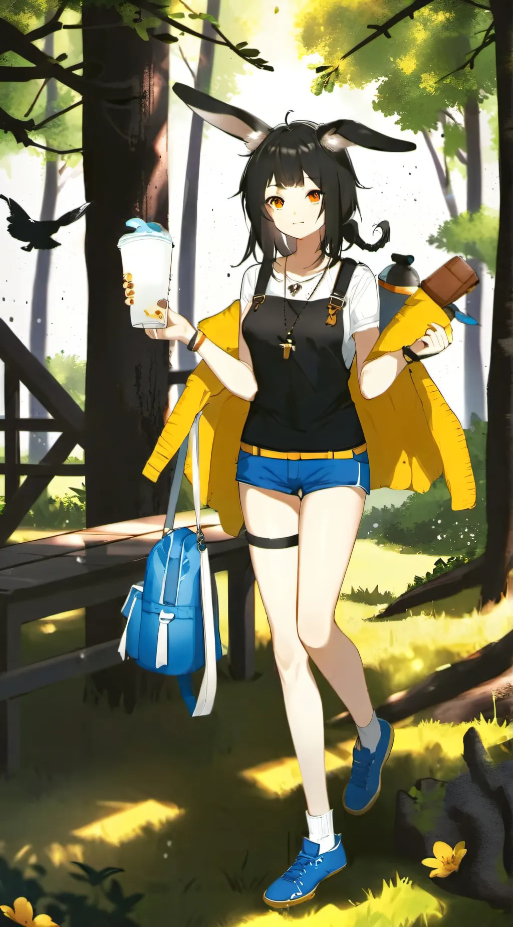 ai character: talking becca background