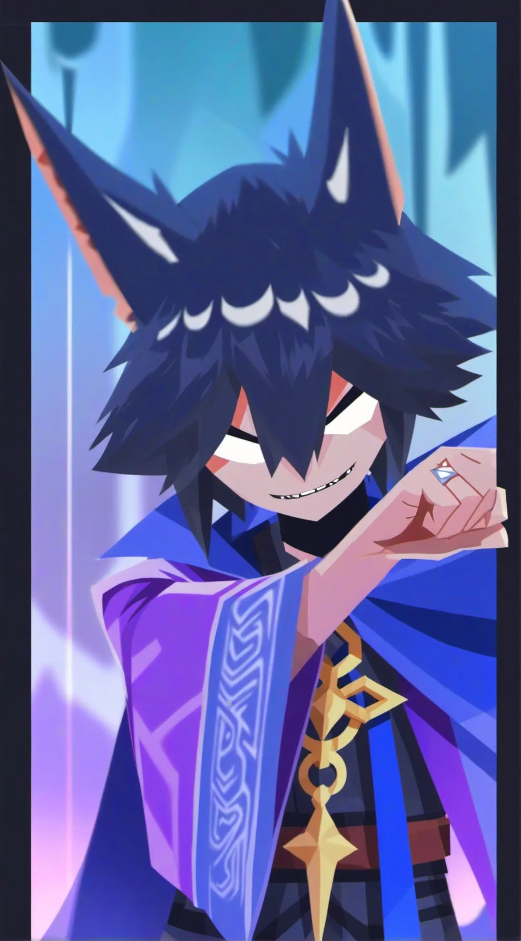 ai character: Miss circle cat!🍡🍥 background