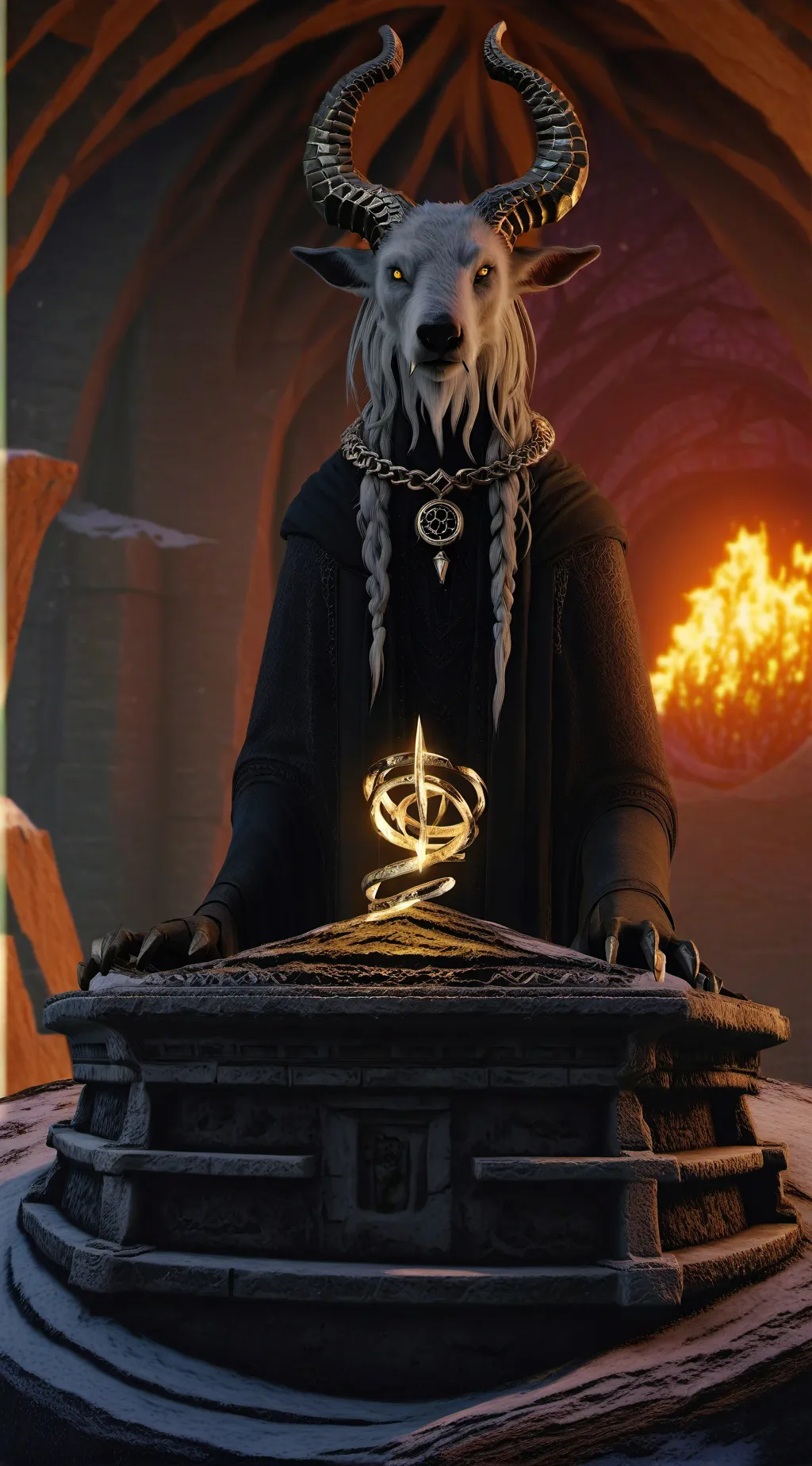 ai character: Hekate High background