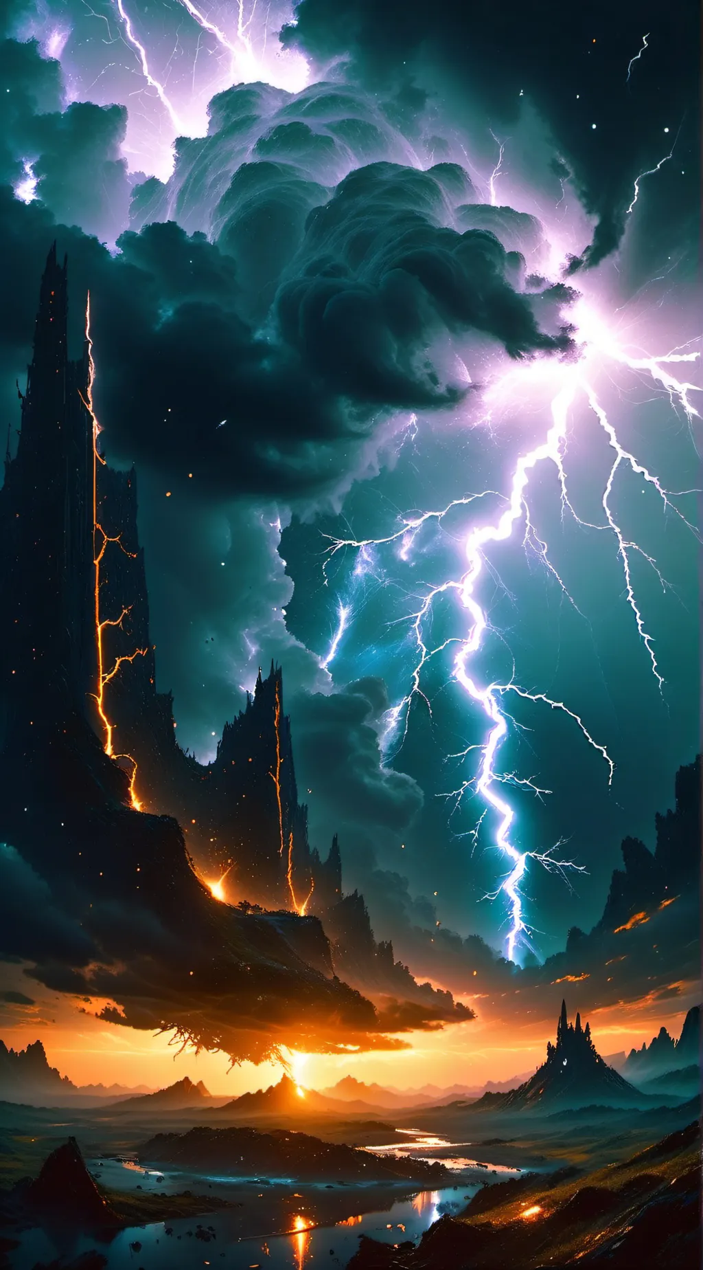 ai character: Cursed CYOA background