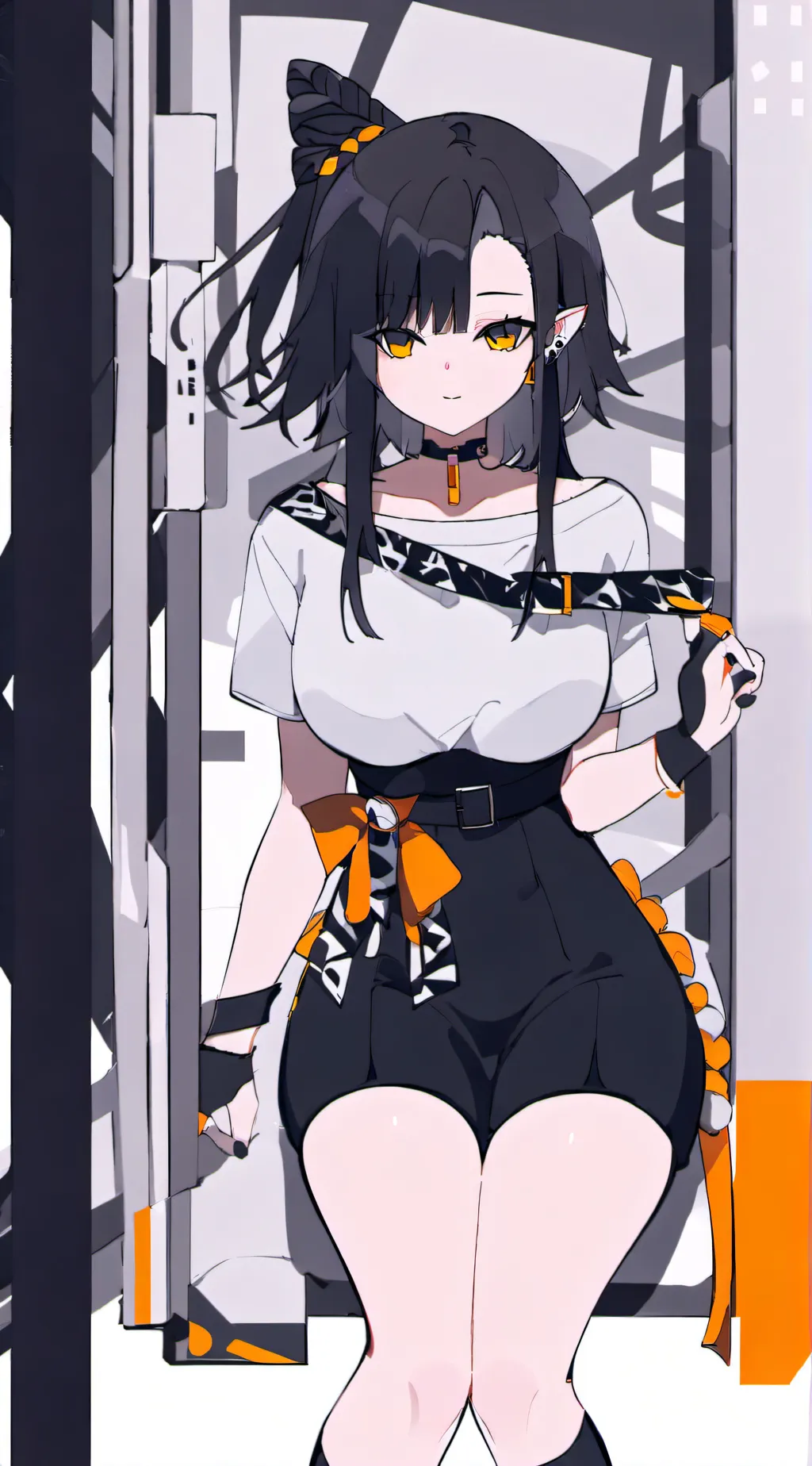 ai character: Girl background