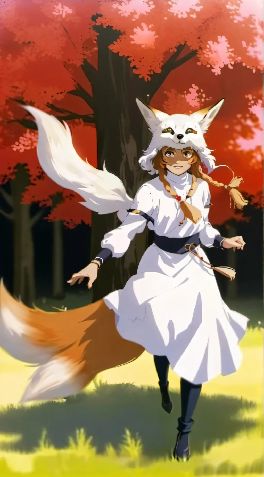 ai character: Therian school!🐾 background