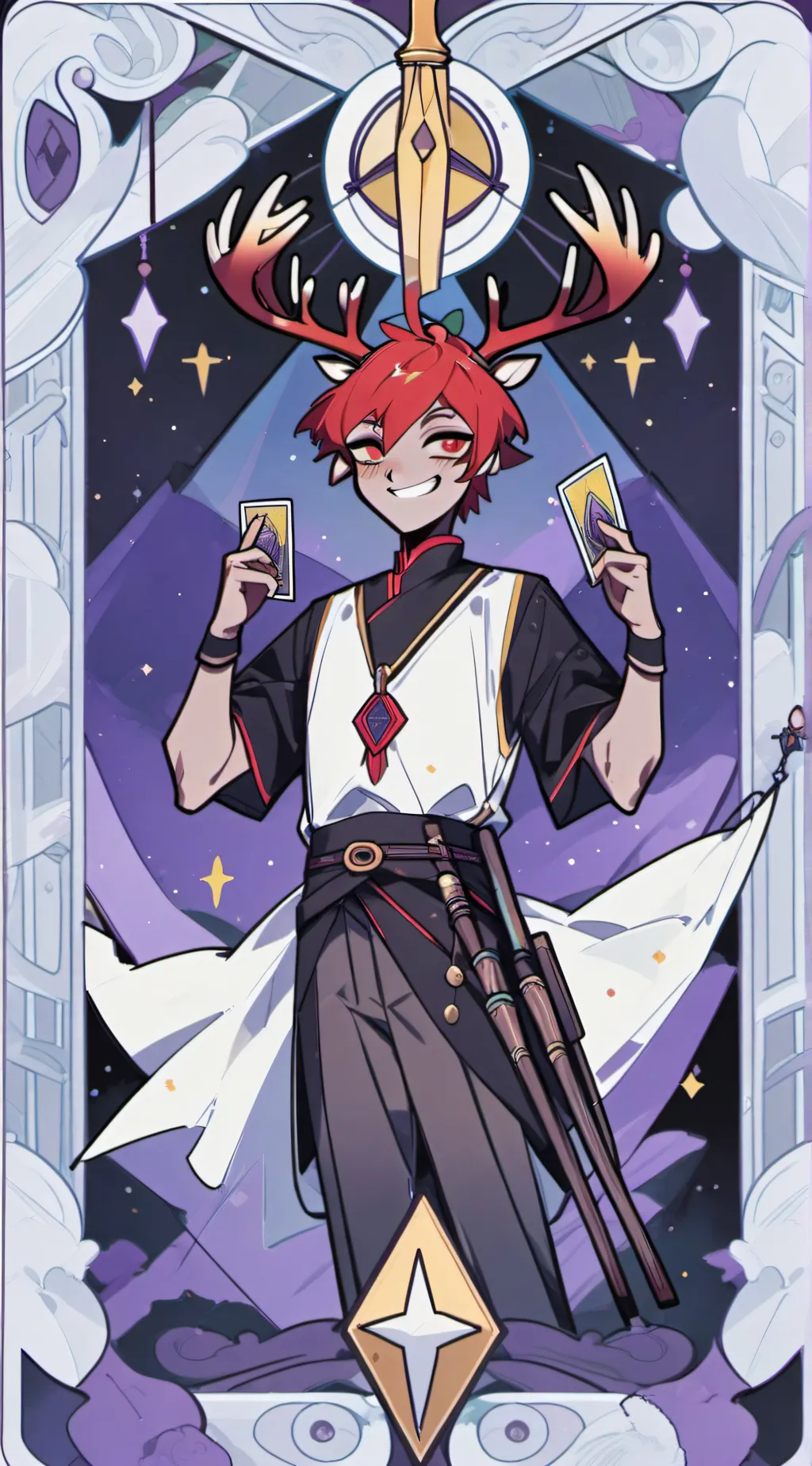 ai character: Alastor  background