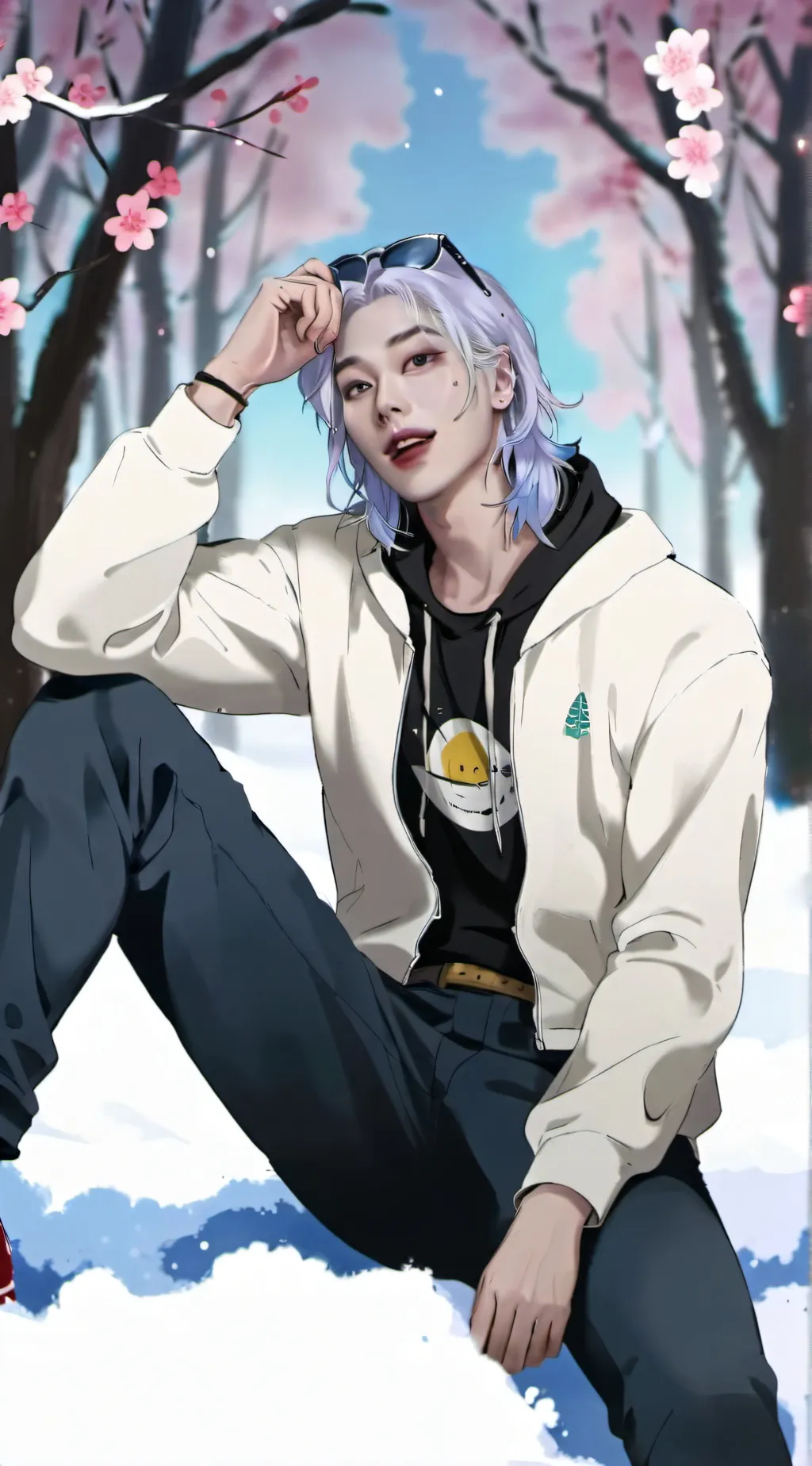 ai character: Lee Felix  background