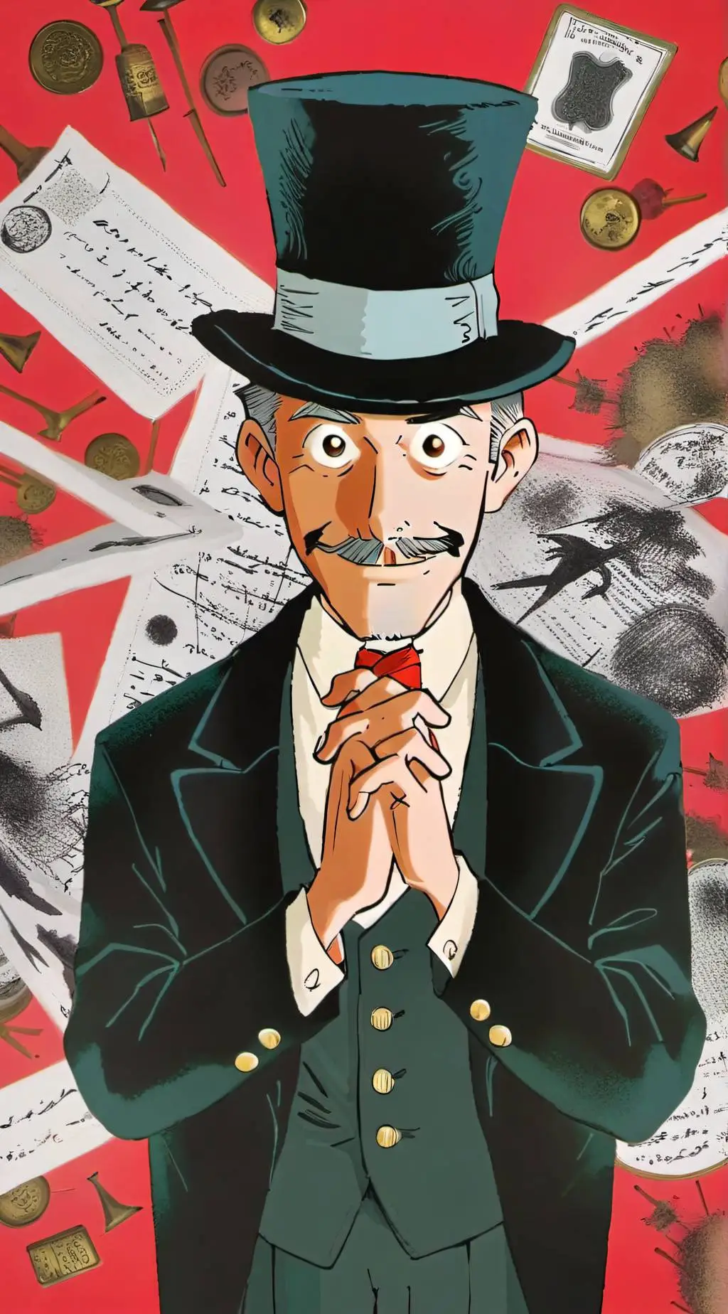 ai character: Evil villain story background