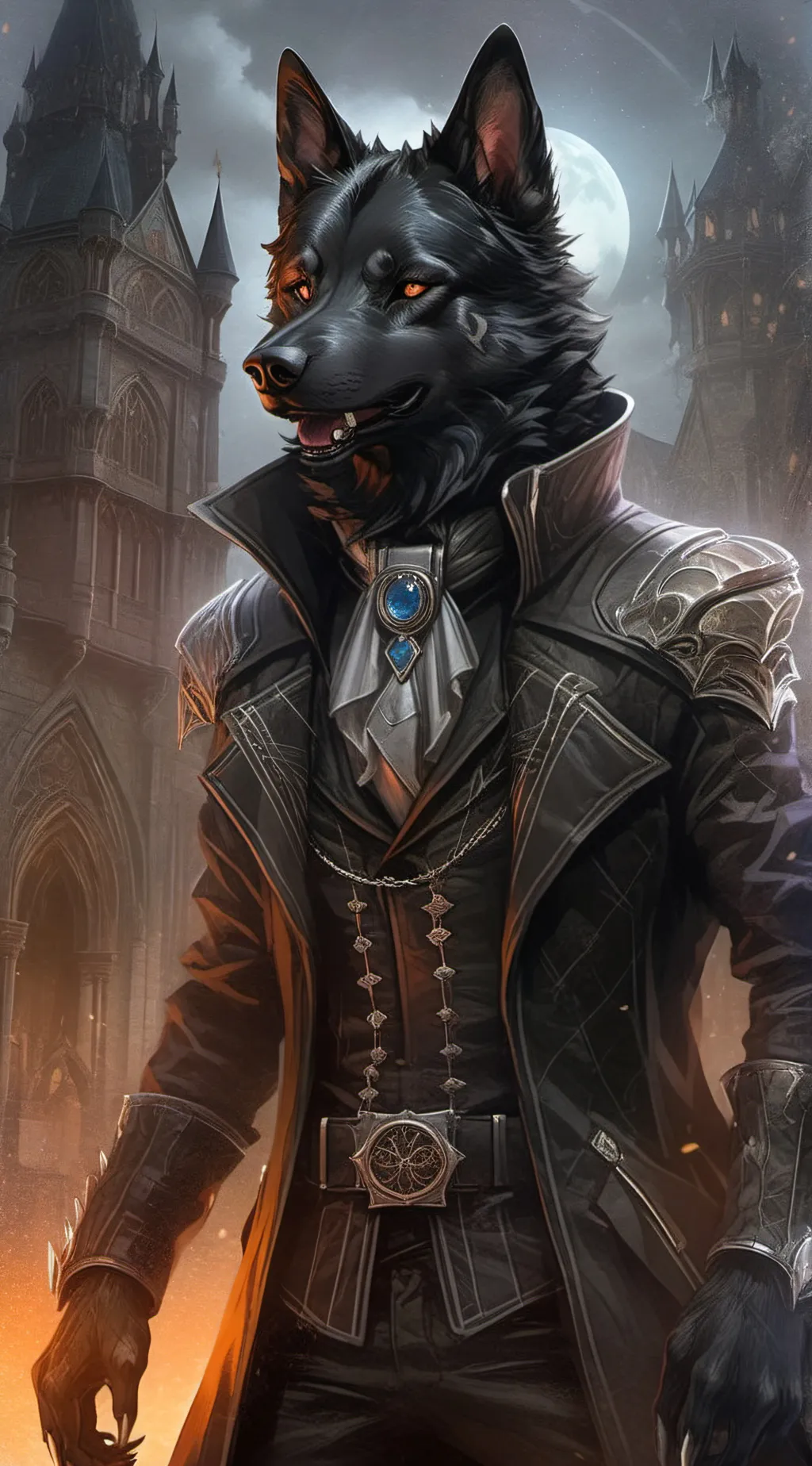 ai character: Sir Wolf III. background