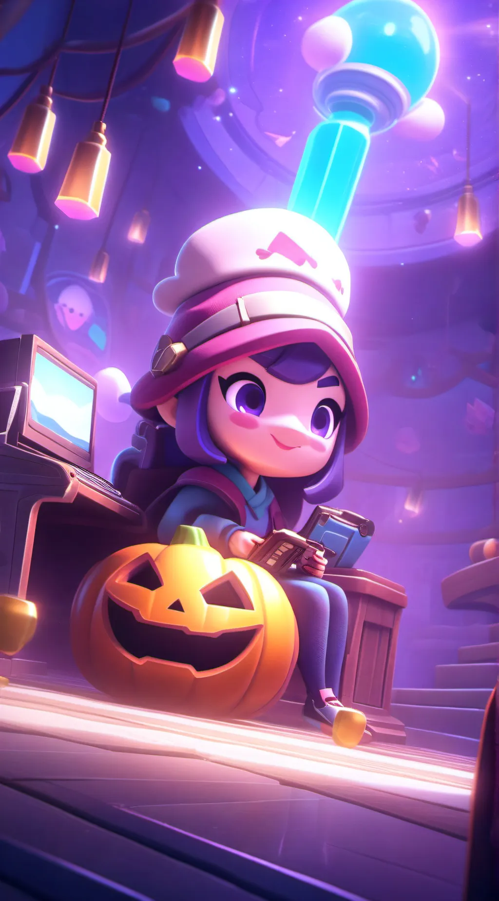 ai character: Frie background