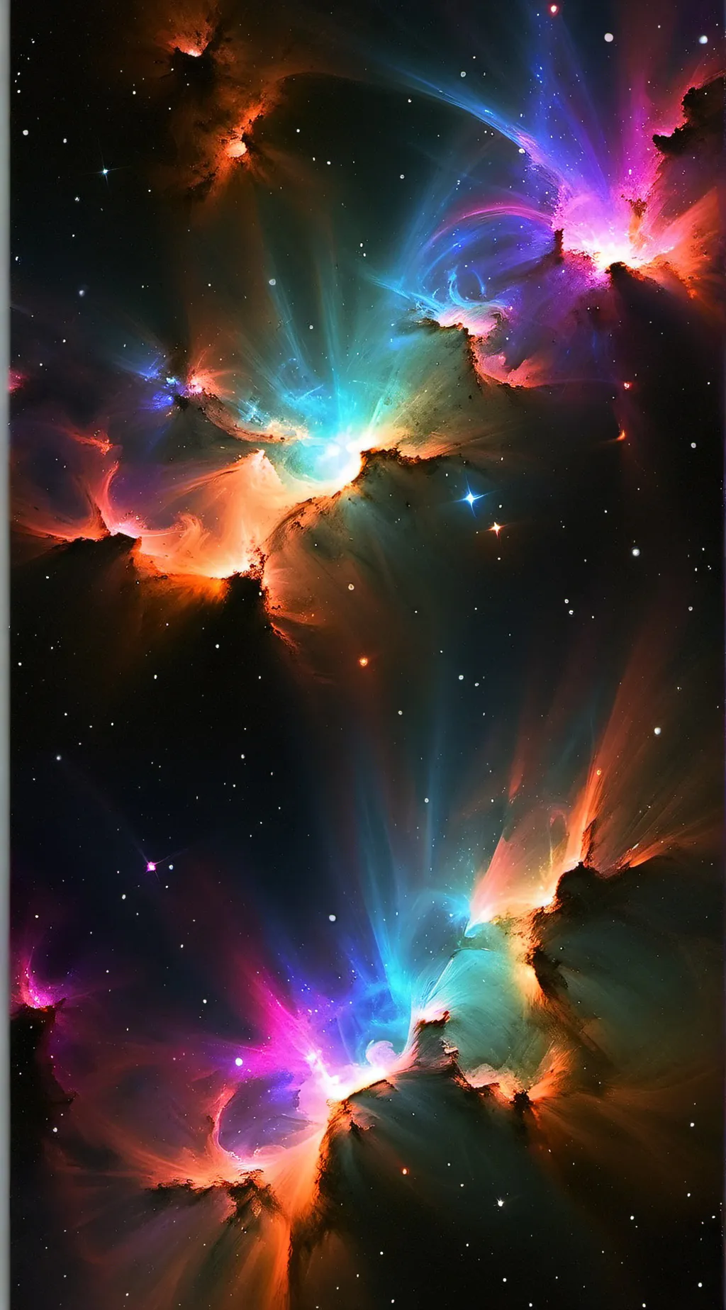 ai character: a galaxy  background