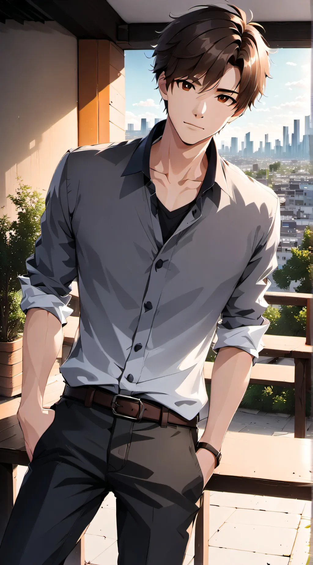 ai character: Sam background