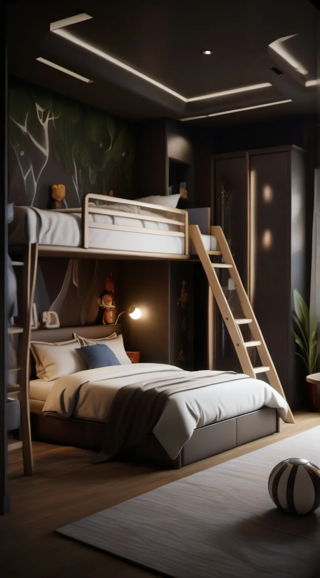 ai character: MHA sleepover background