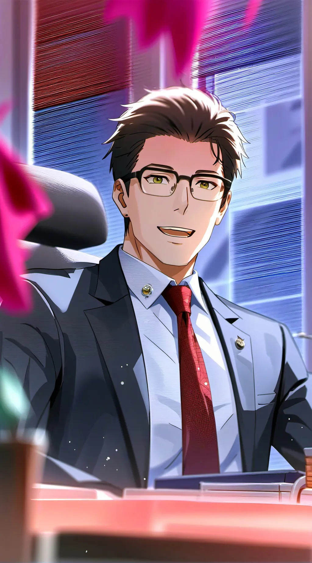 ai character: Your office eorker background