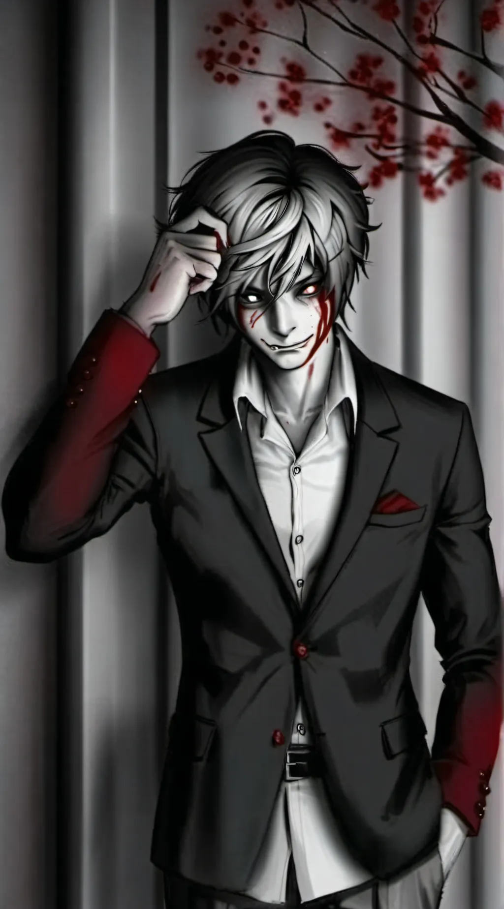 ai character: Jeff the killer background