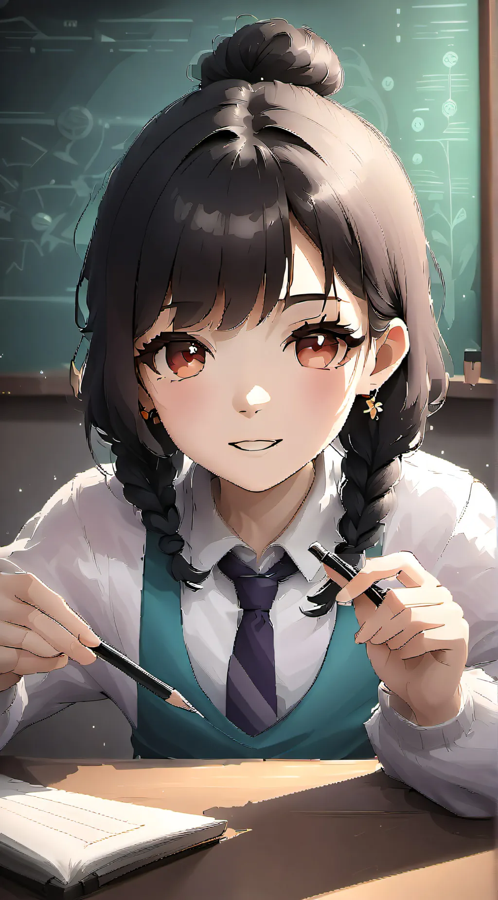 ai character: asmr girly  background