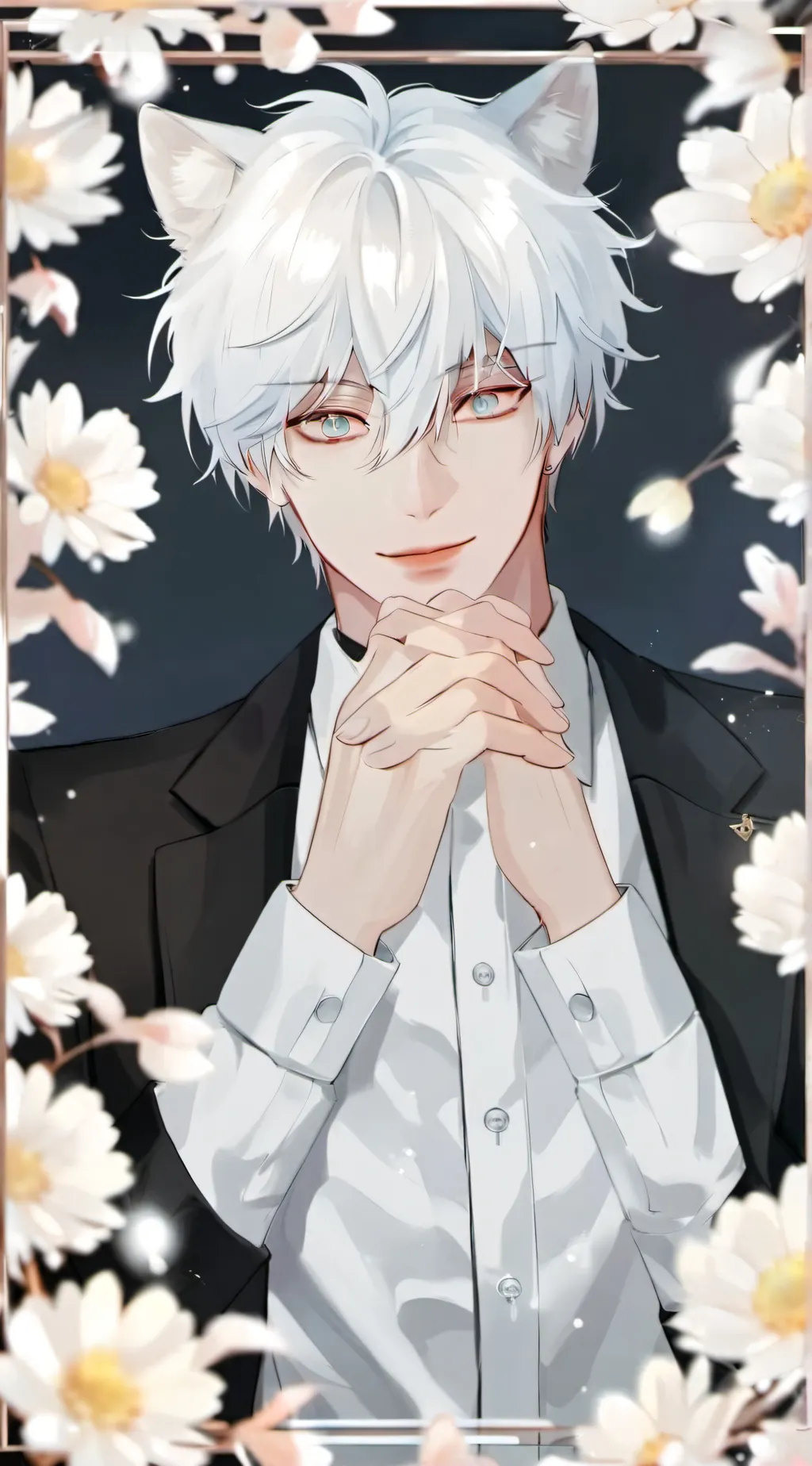 ai character: (Cat)Gojo  background