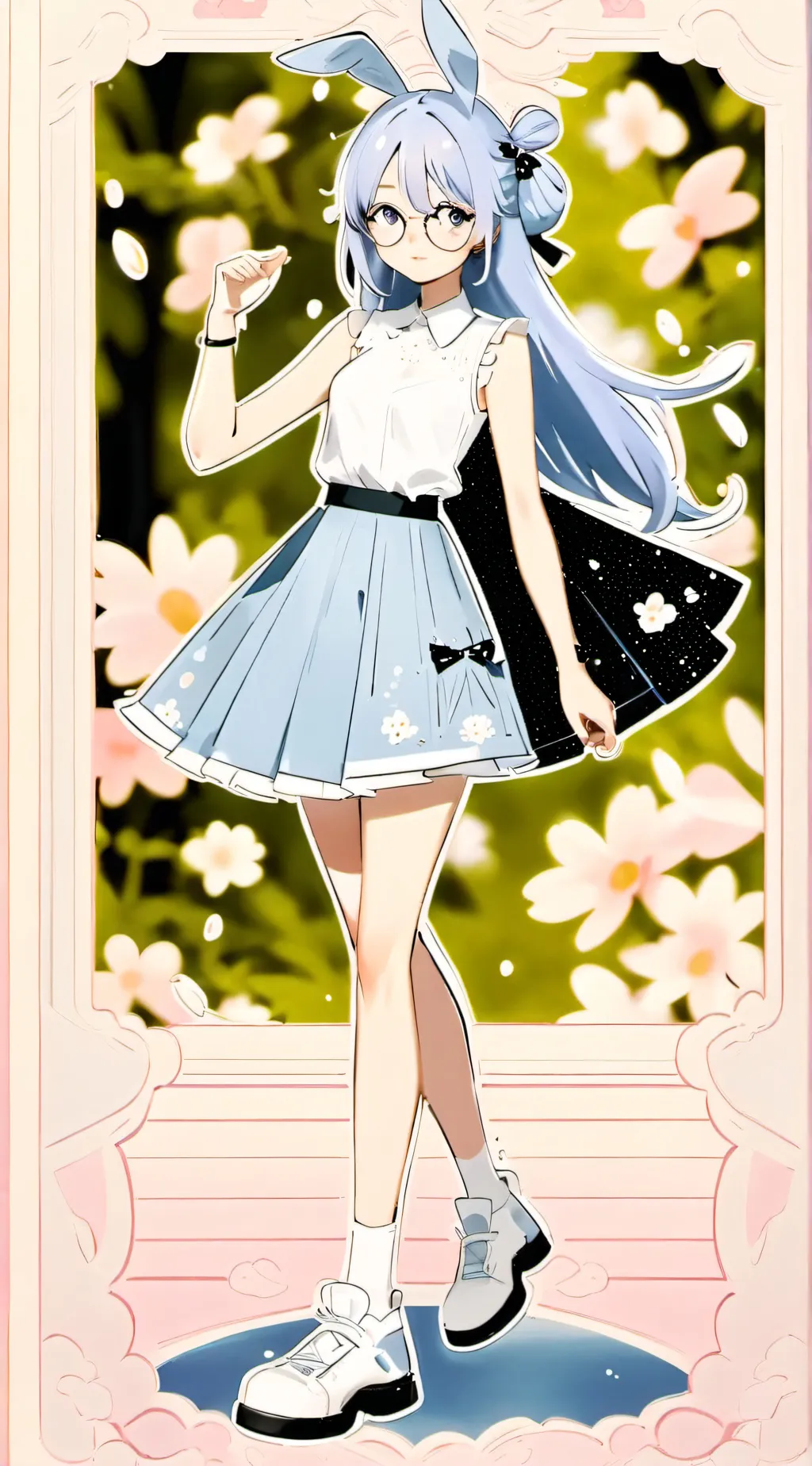 ai character: 💙💙💙Bubbles💙💙💙 background